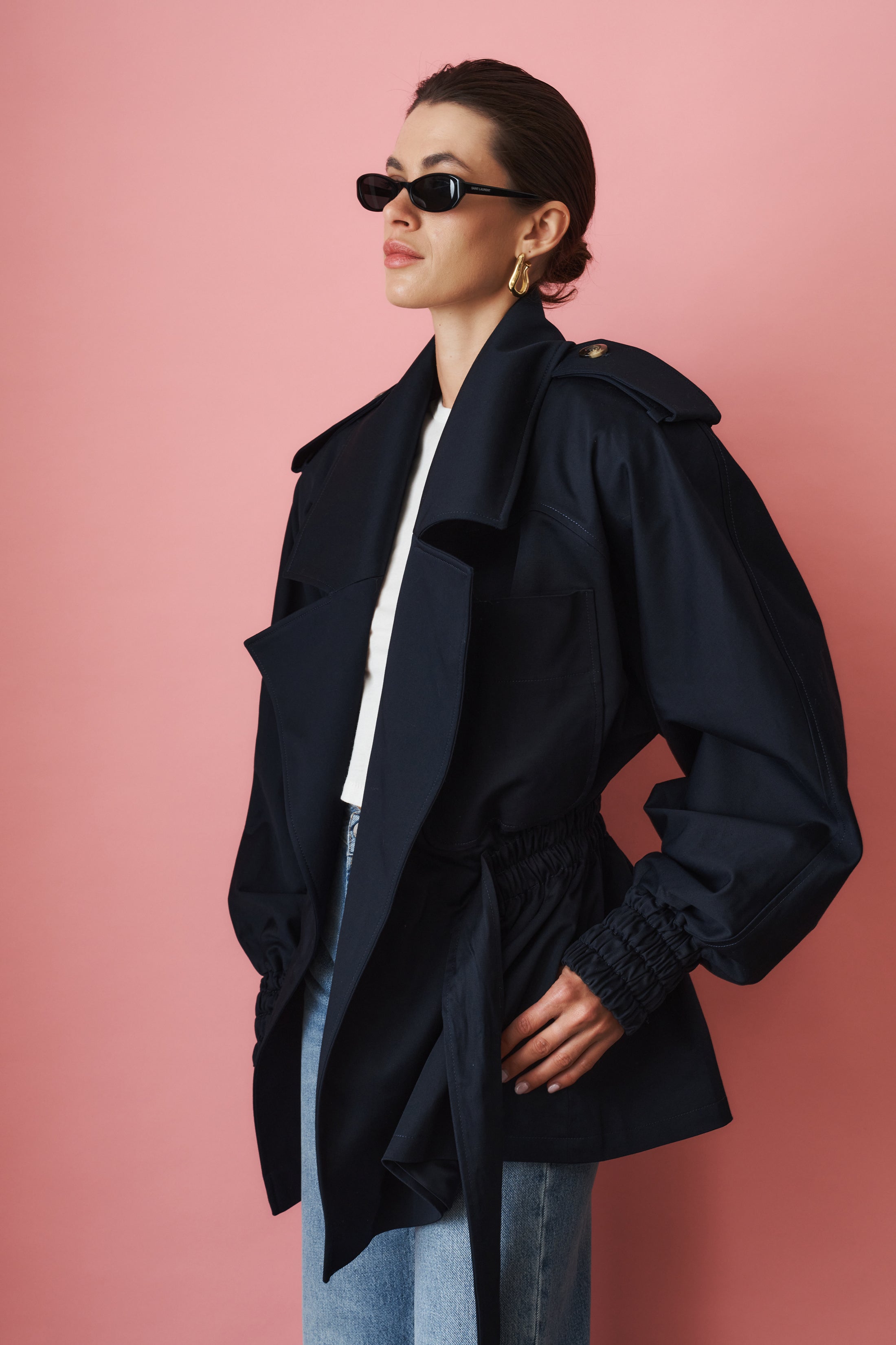 Our Trench Cotton Navy - DÉSORDRE