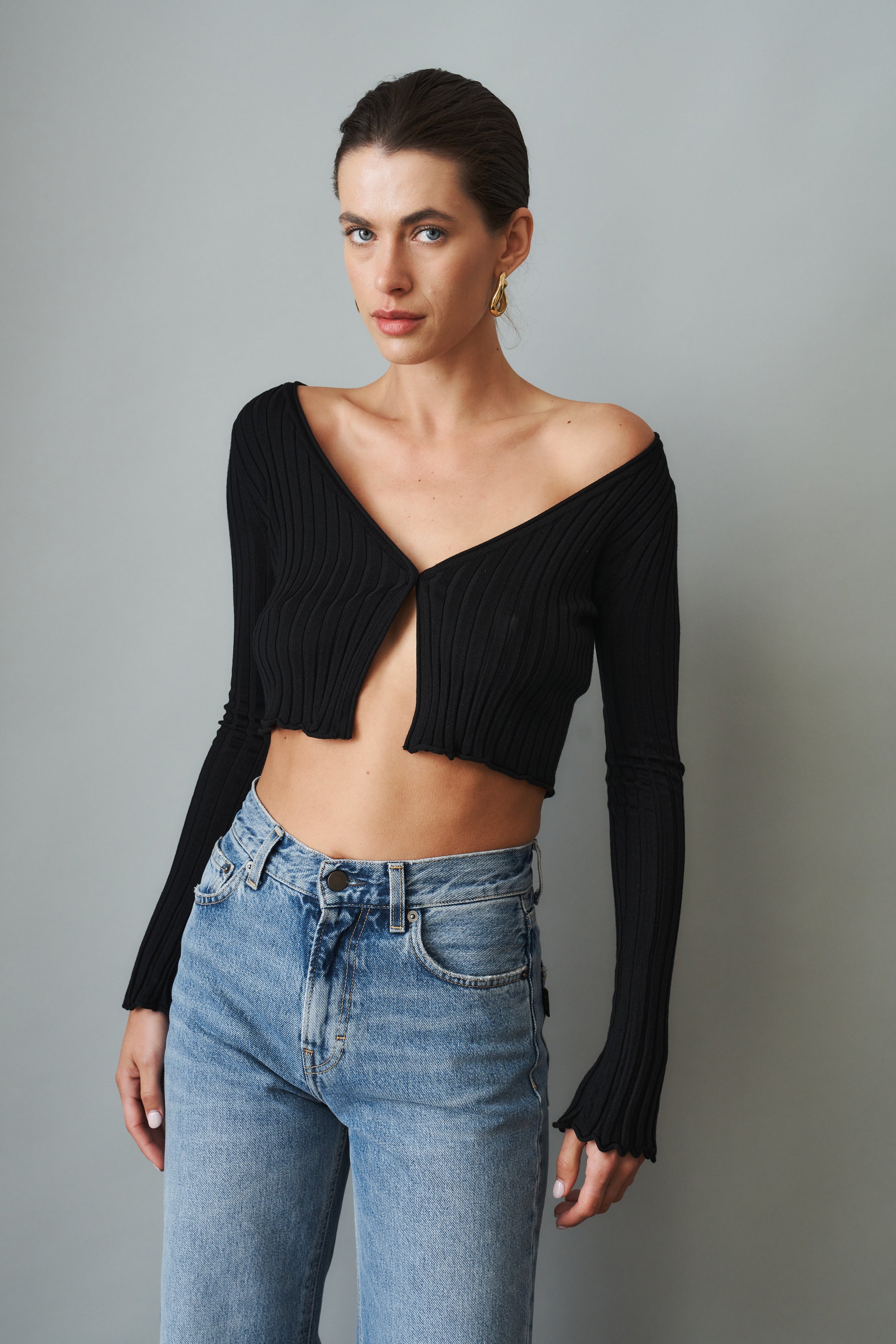 Jane Black Knit Cardigan - DÉSORDRE