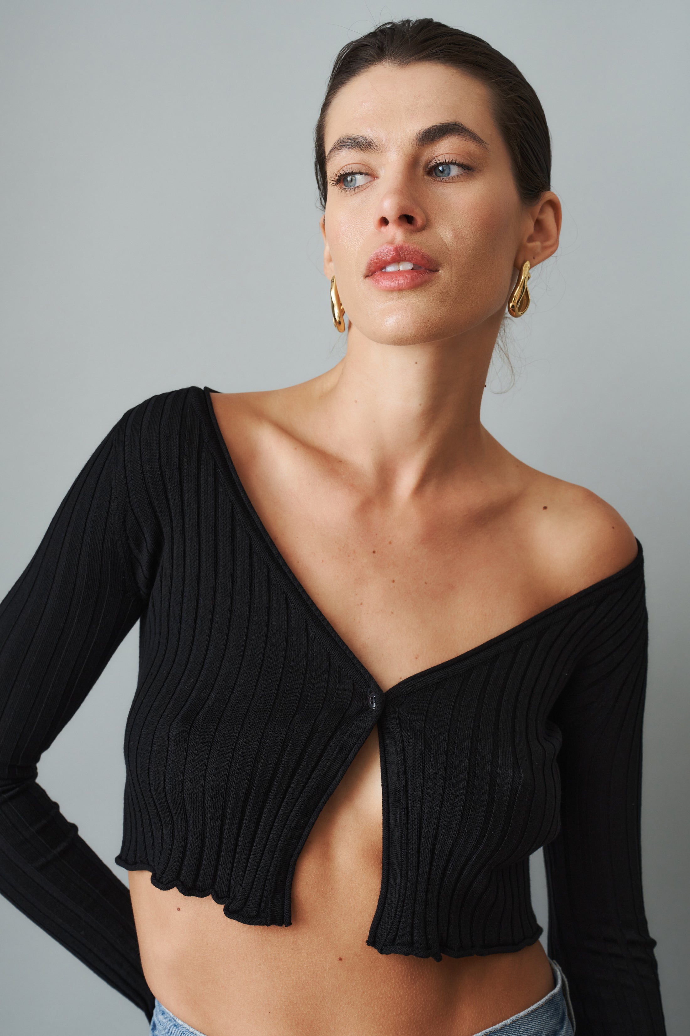 Jane Black Knit Cardigan - DÉSORDRE