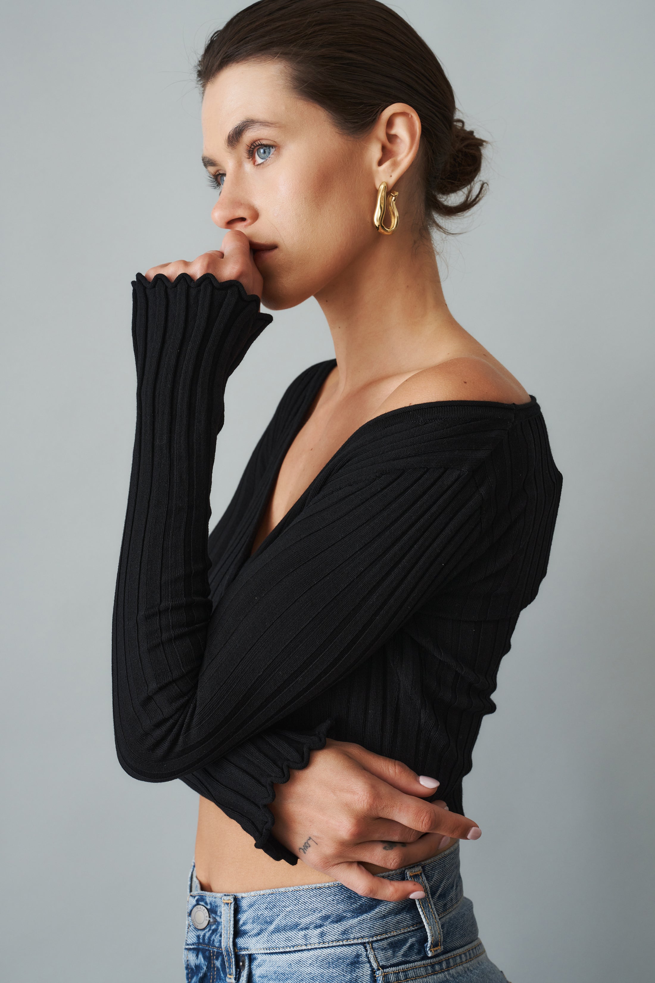 Jane Black Knit Cardigan - DÉSORDRE
