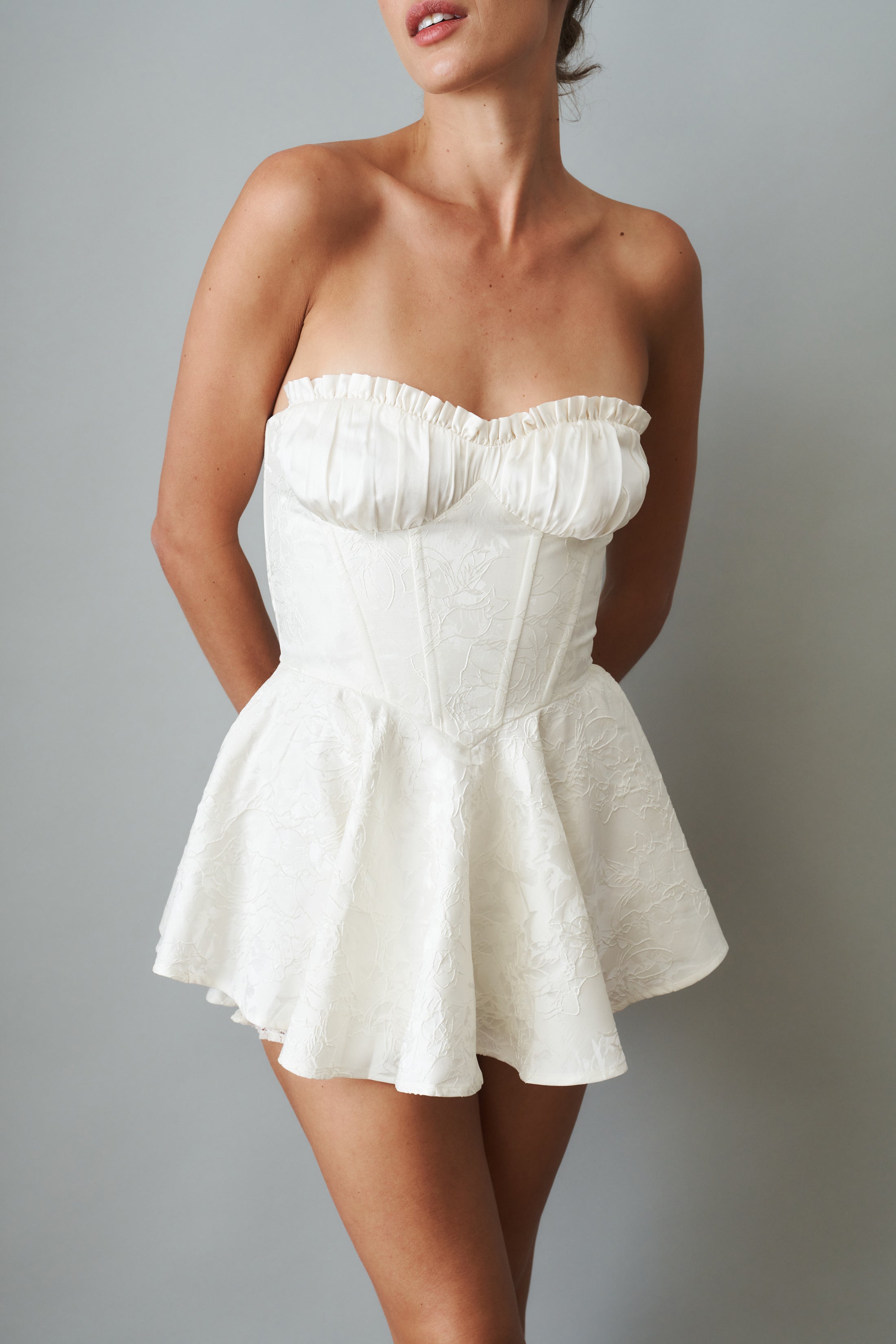 Airina Dress White - DÉSORDRE