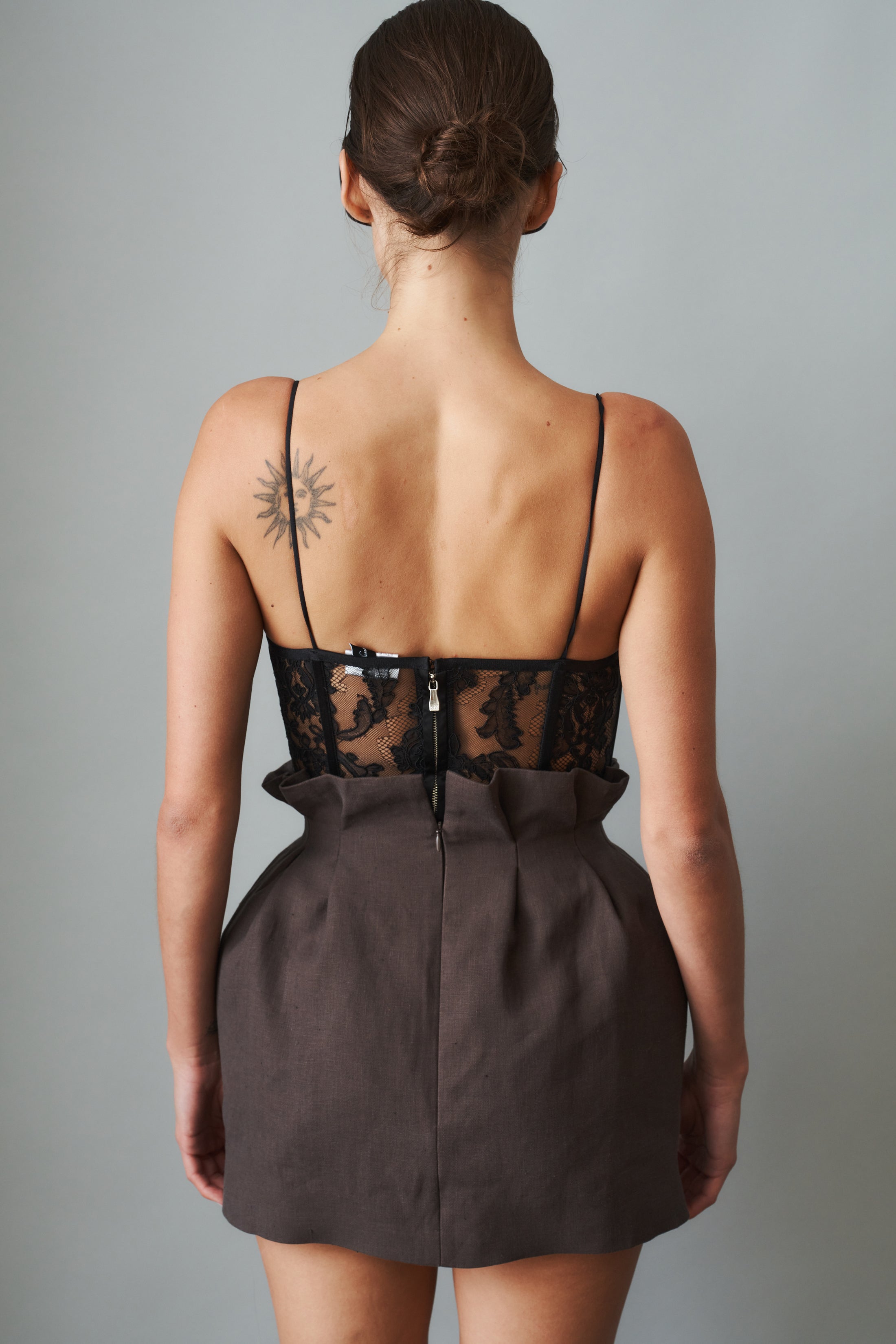 Audrina Lace Top Black - DÉSORDRE