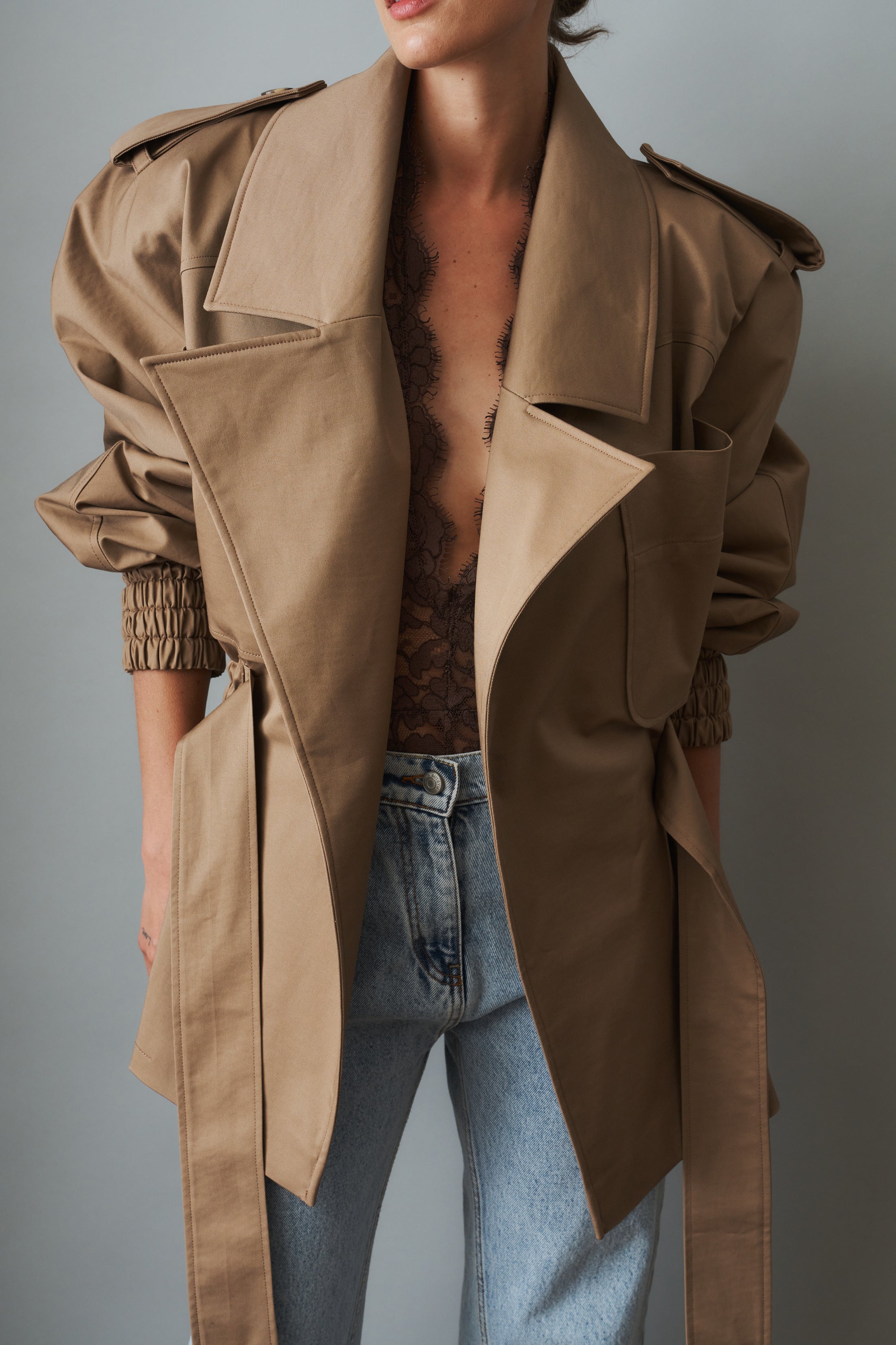 Our Trench Cotton Camel - DÉSORDRE