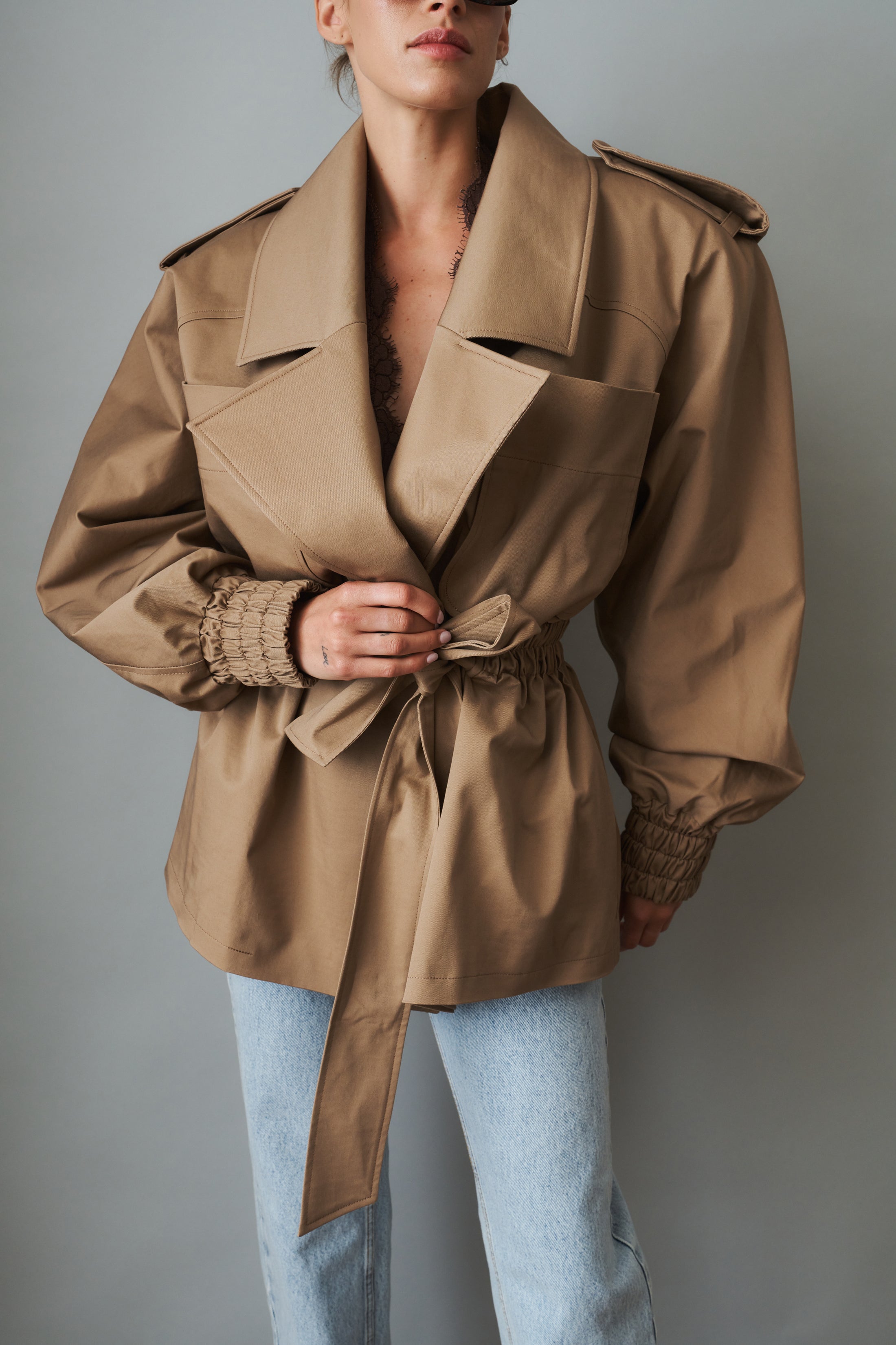 Our Trench Cotton Camel - DÉSORDRE
