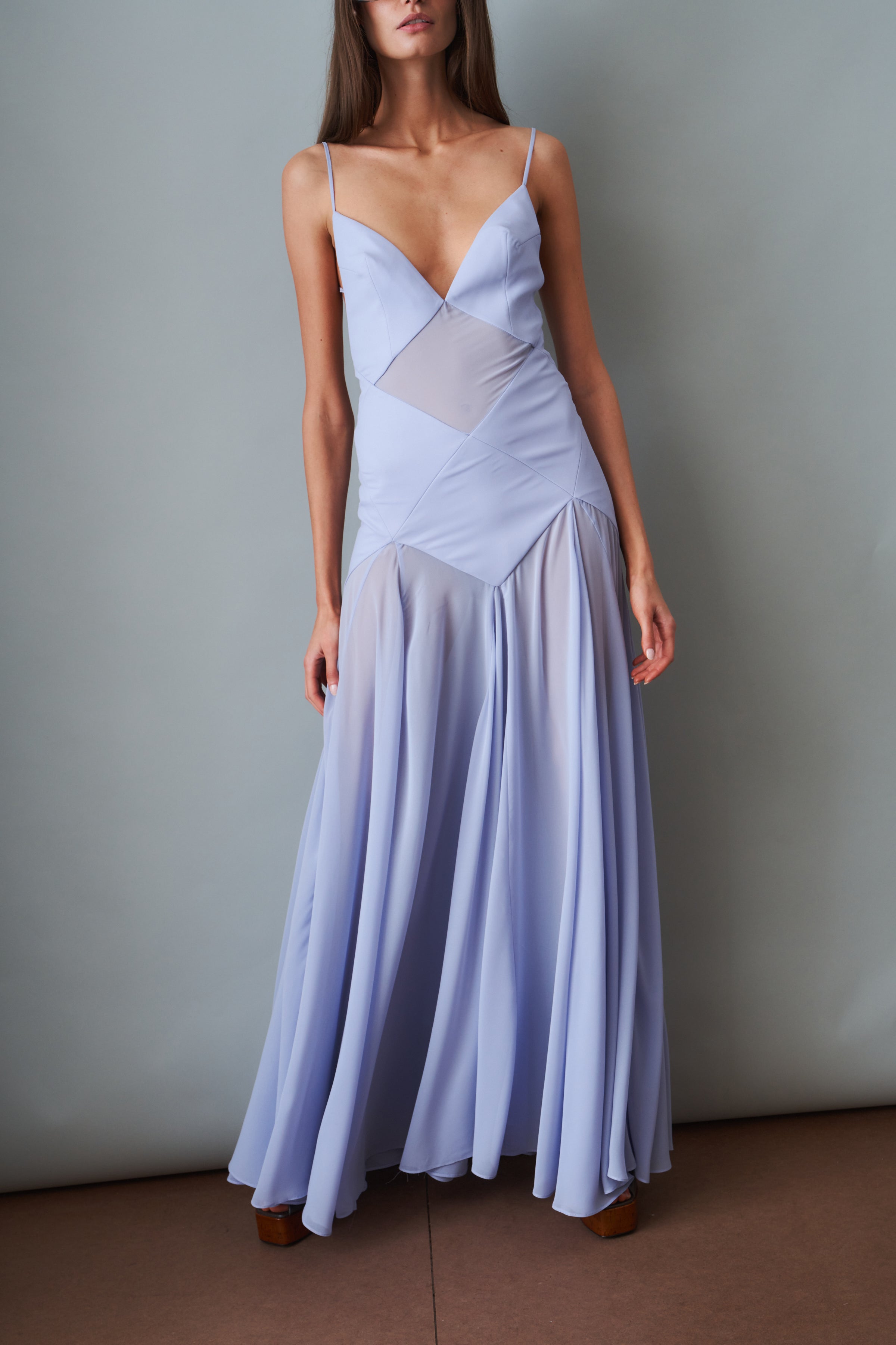 Lilac Long Dress - DÉSORDRE