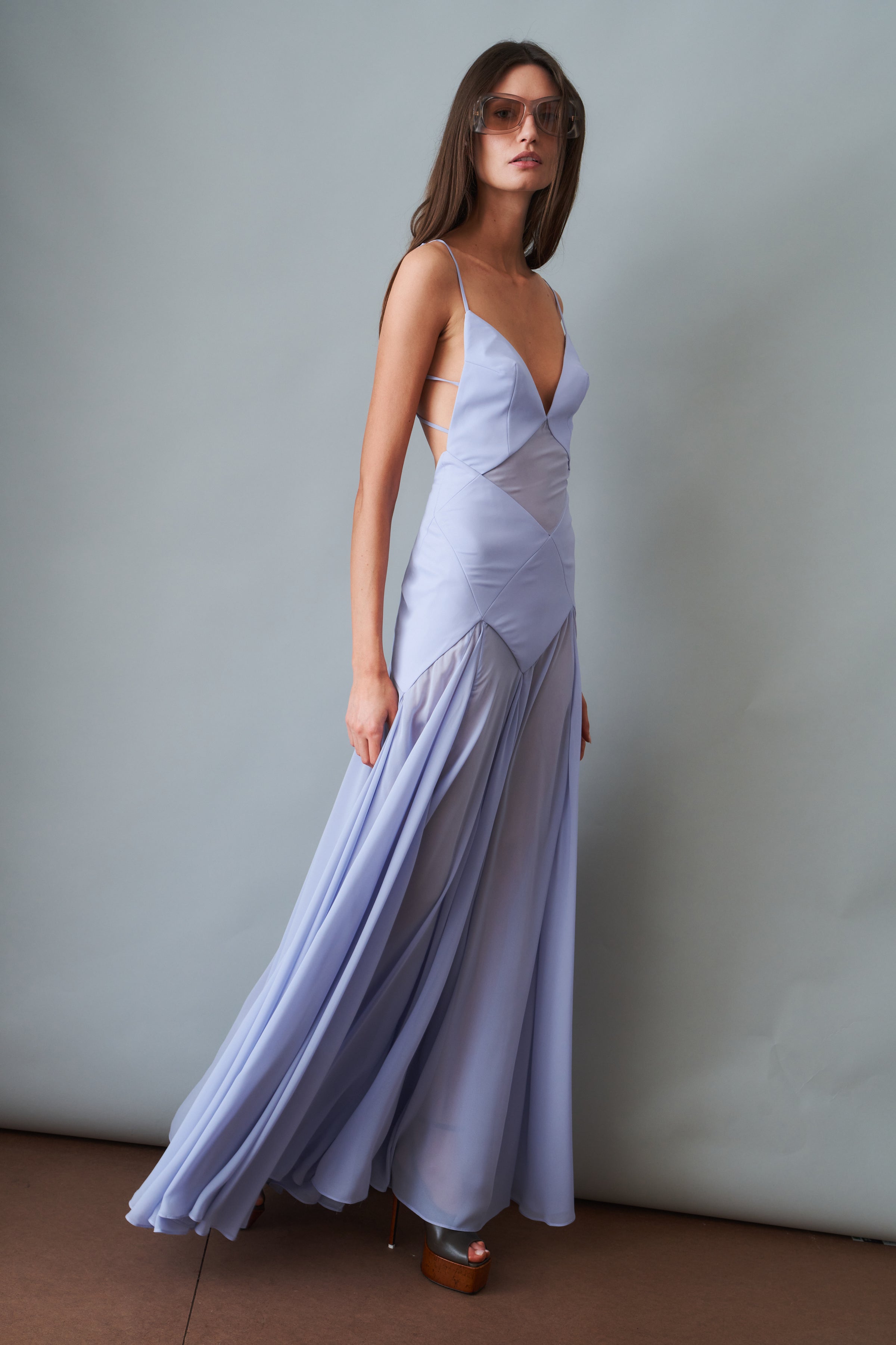 Lilac Long Dress - DÉSORDRE