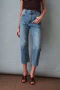 Line Work Cropped Jeans - DÉSORDRE