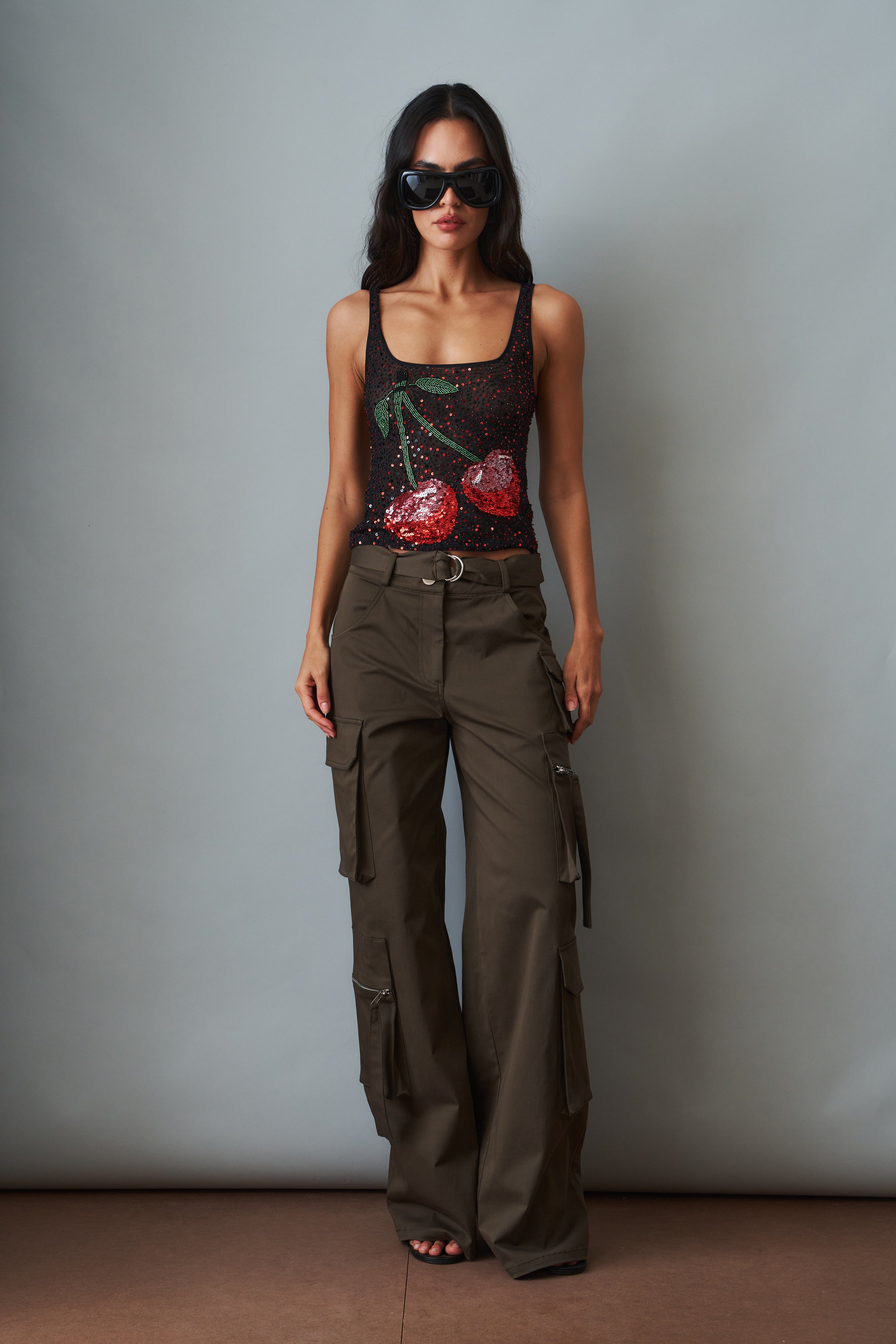Cherry Beaded Top - DÉSORDRE