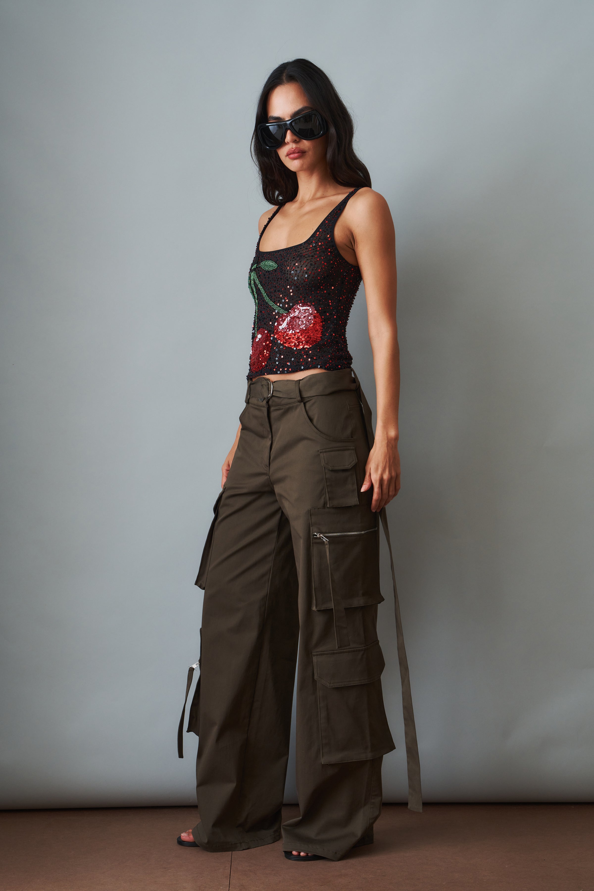 Cherry Beaded Top - DÉSORDRE