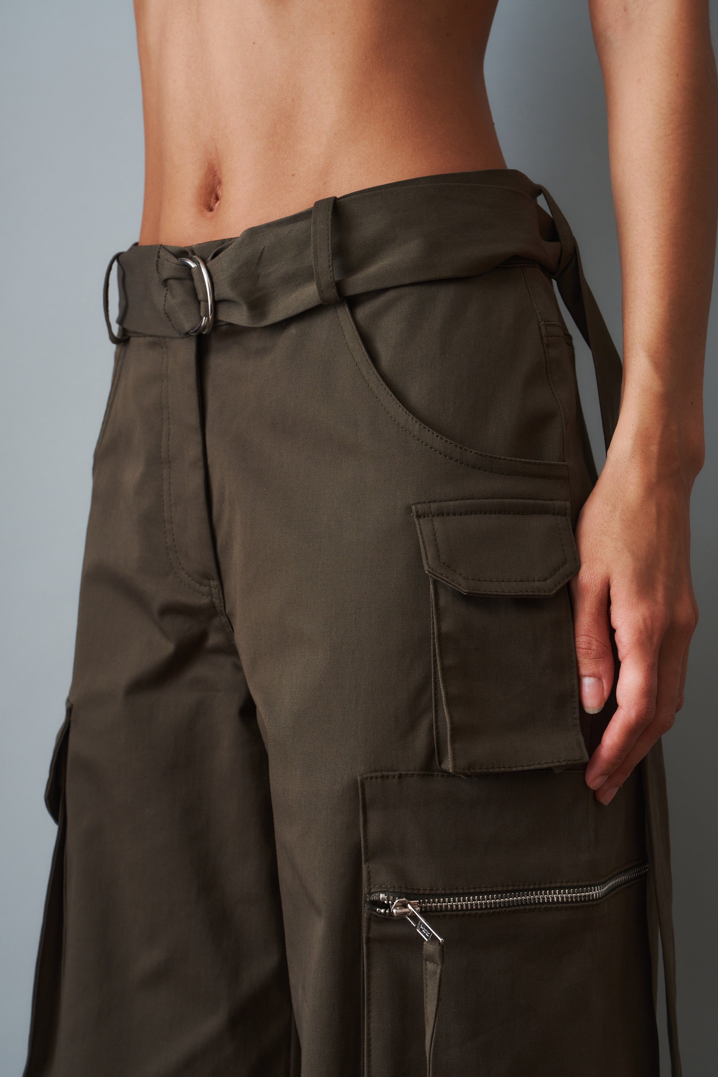 Khaki Cargo Pants - DÉSORDRE