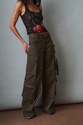 Khaki Cargo Pants - DÉSORDRE