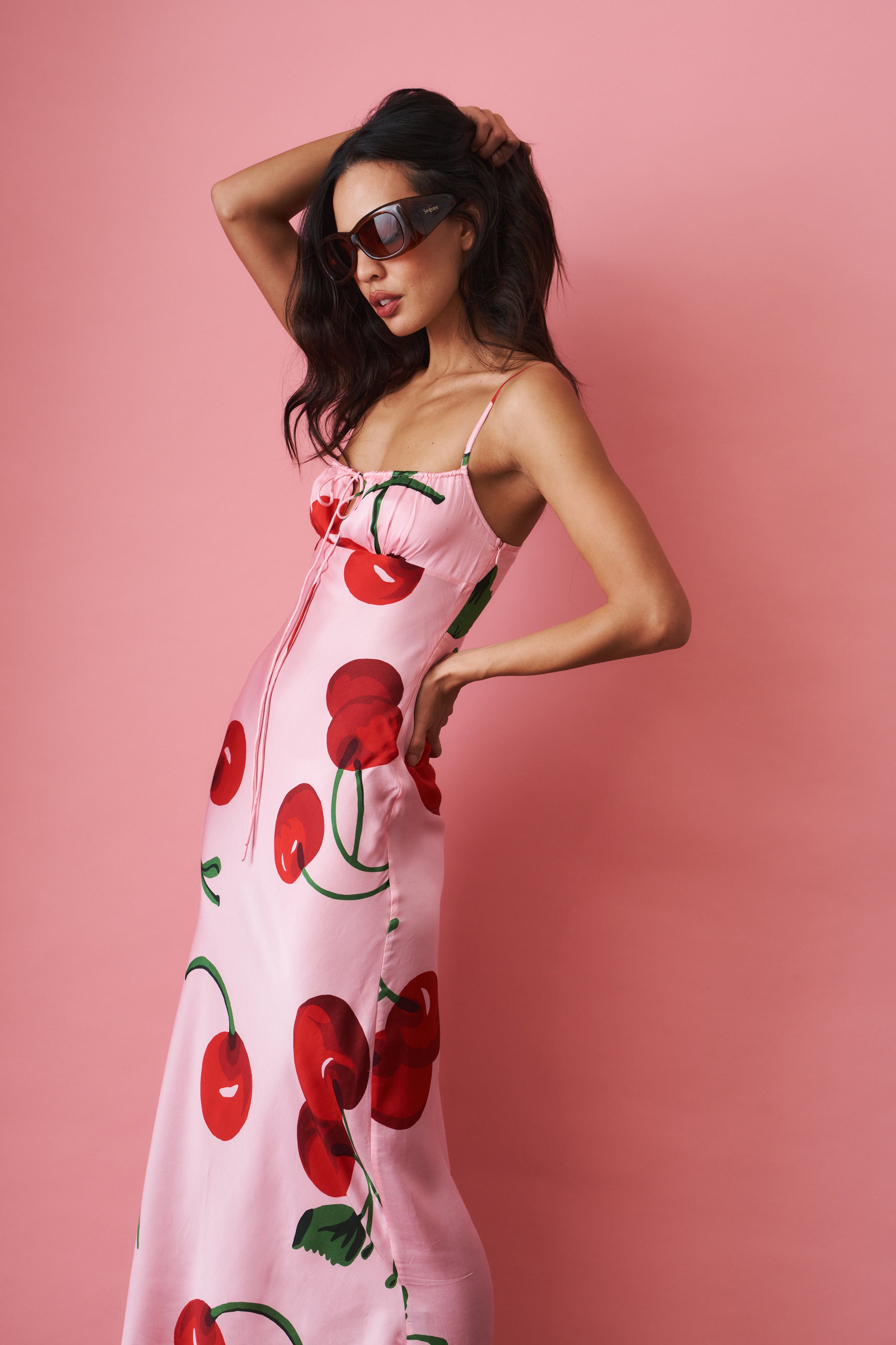 Cherry Maxi Dress - DÉSORDRE