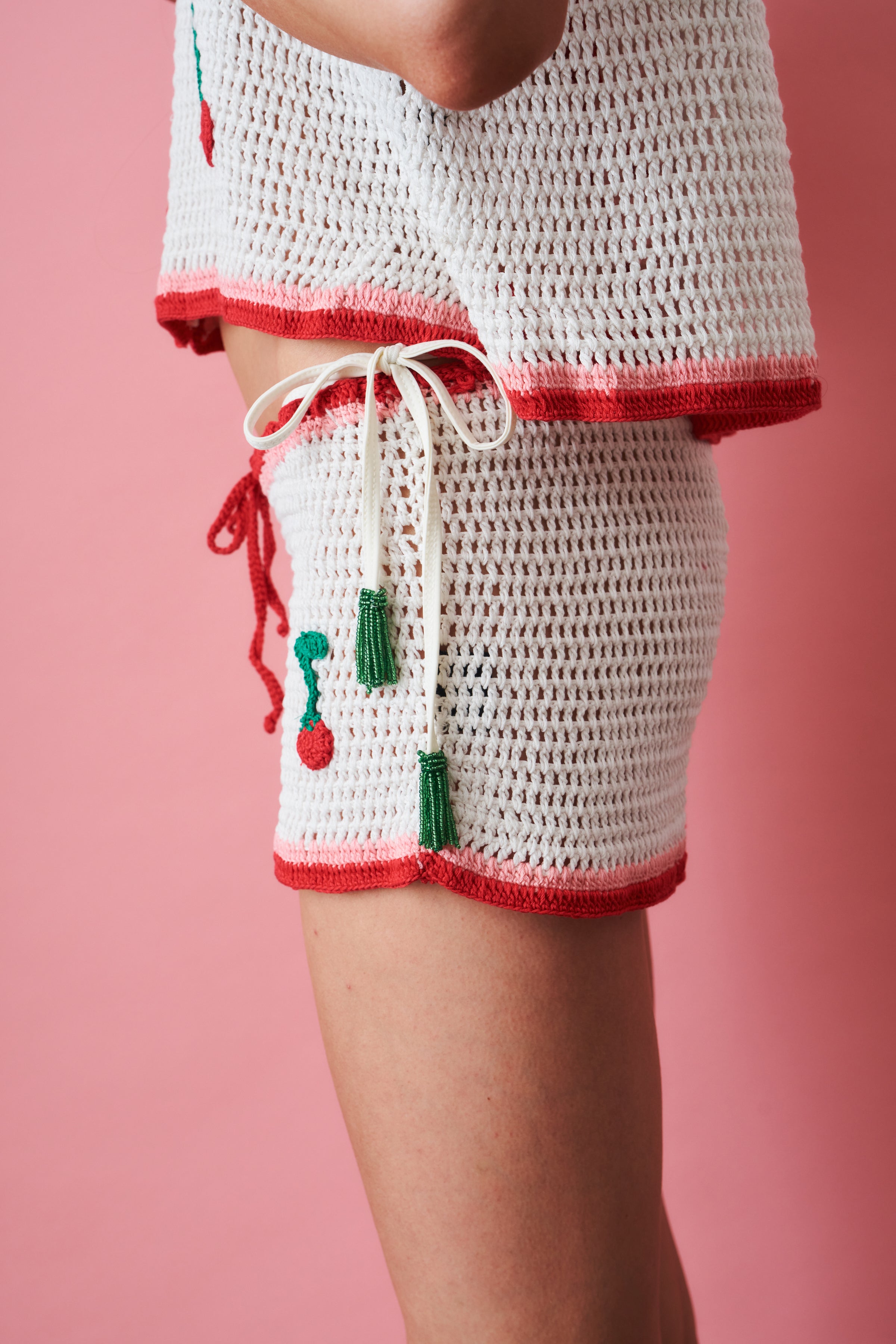 Crochet Cherry Short - DÉSORDRE