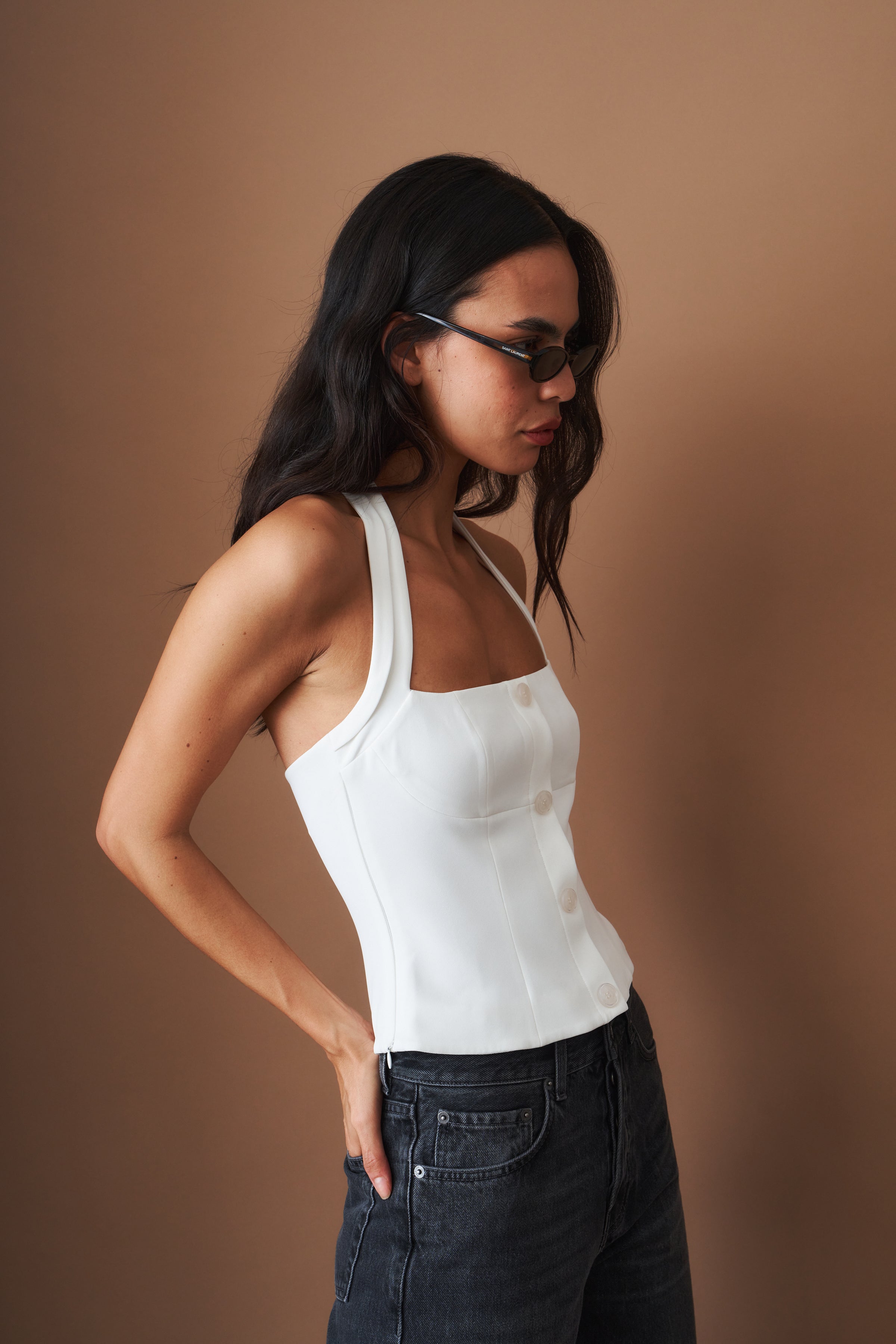 Lou Halter White Top - DÉSORDRE