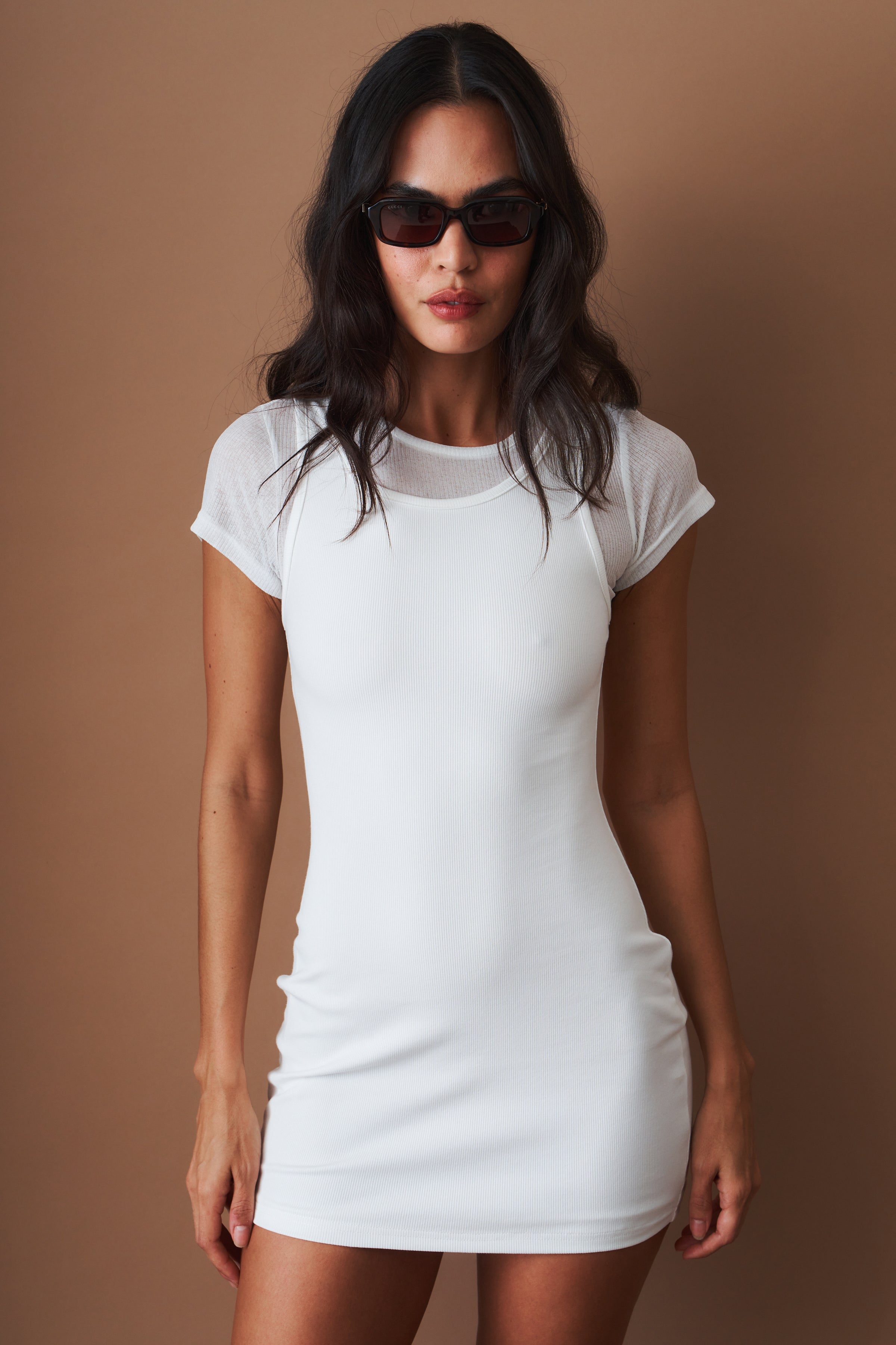 Ninah Mini Dress White - DÉSORDRE