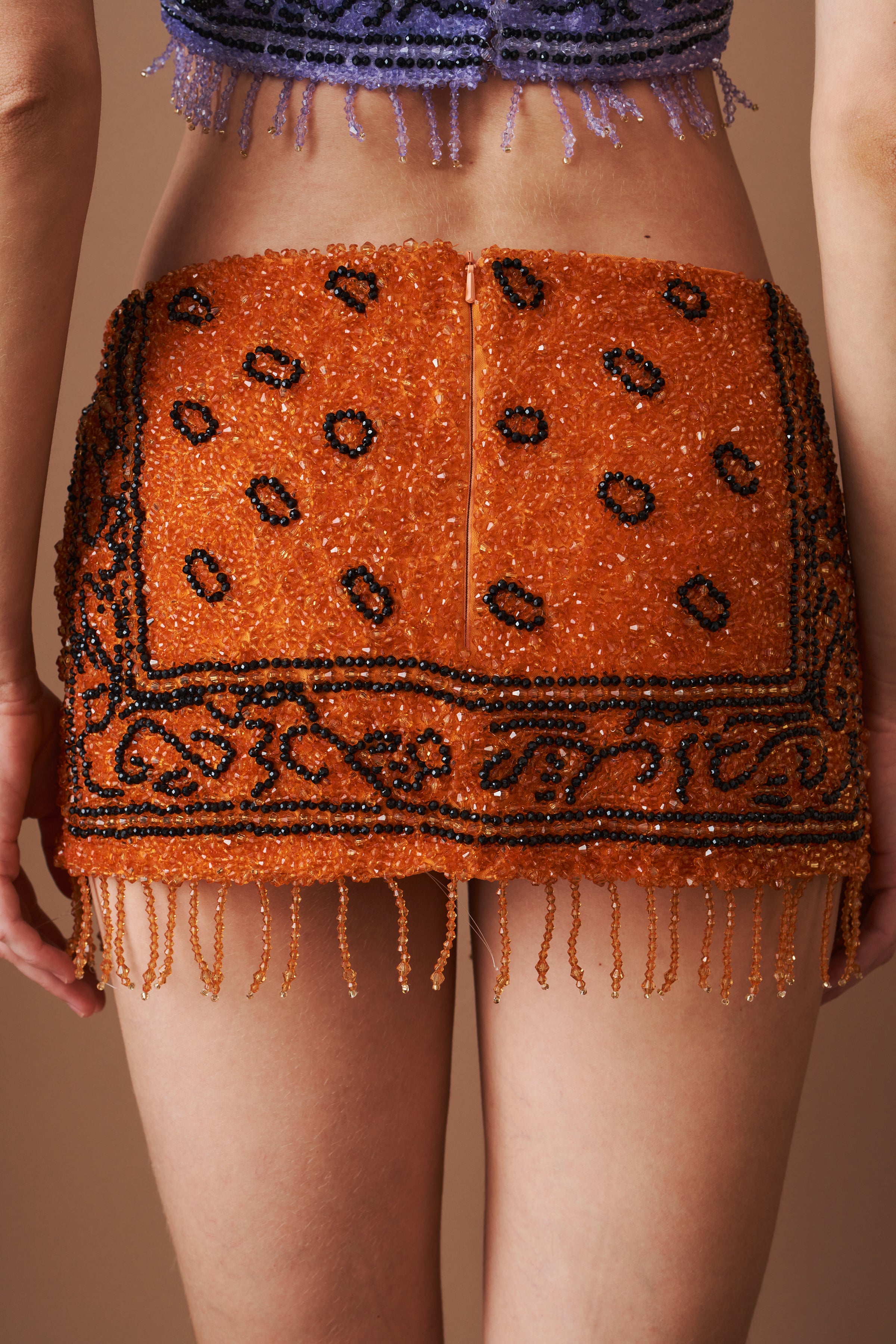 Beaded Bloom Skirt - DÉSORDRE