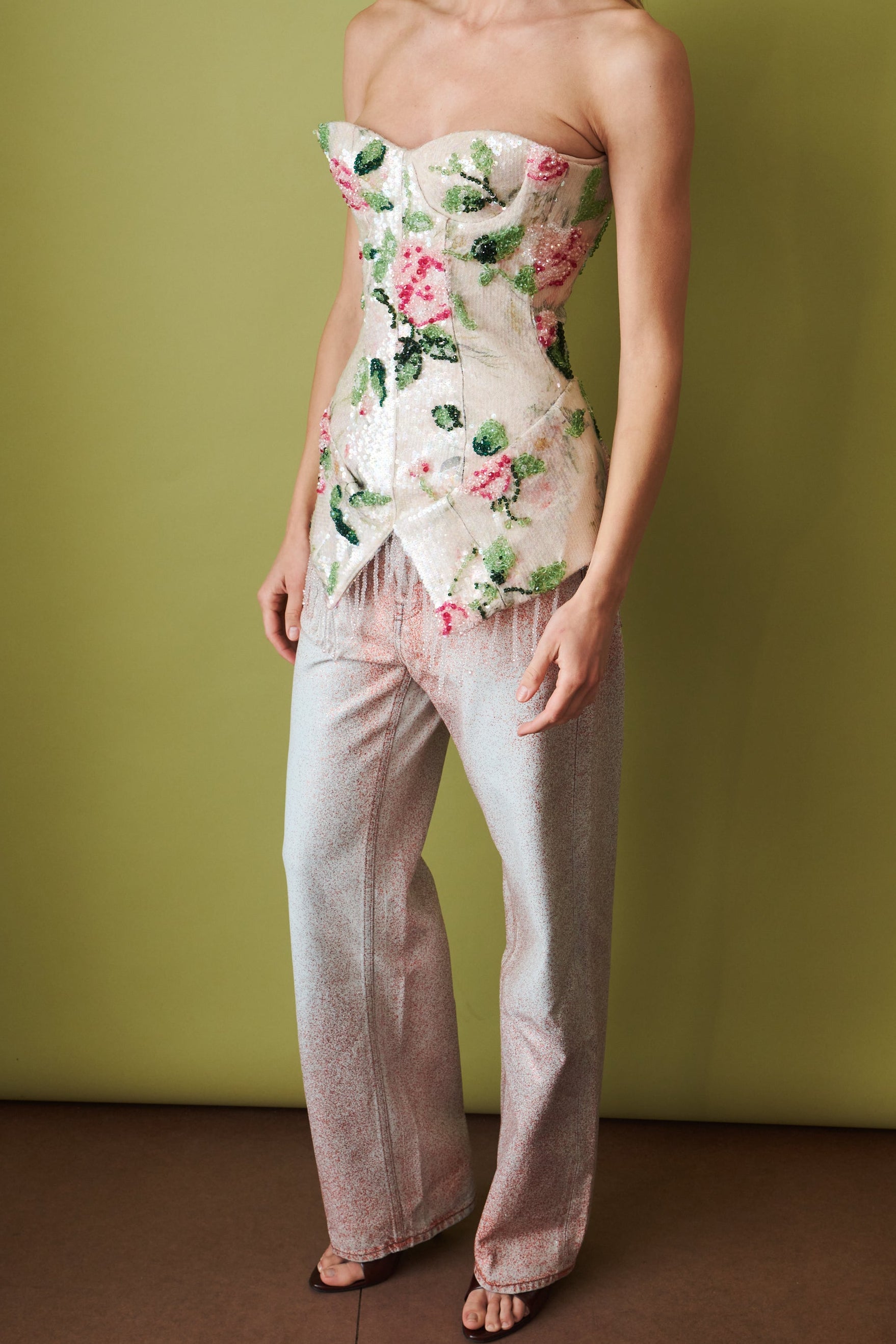 Floral Sculpt Corset - DÉSORDRE