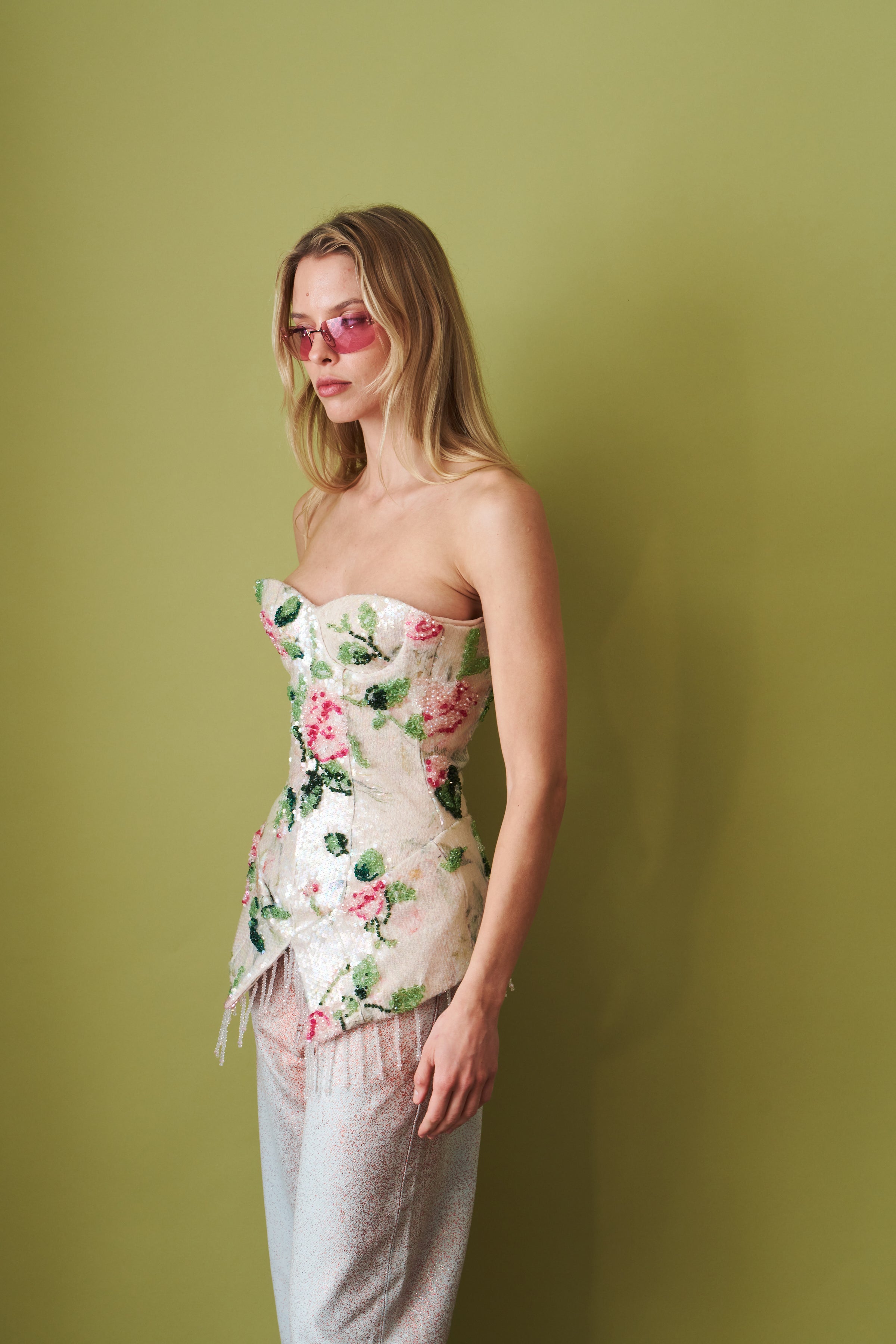 Floral Sculpt Corset - DÉSORDRE