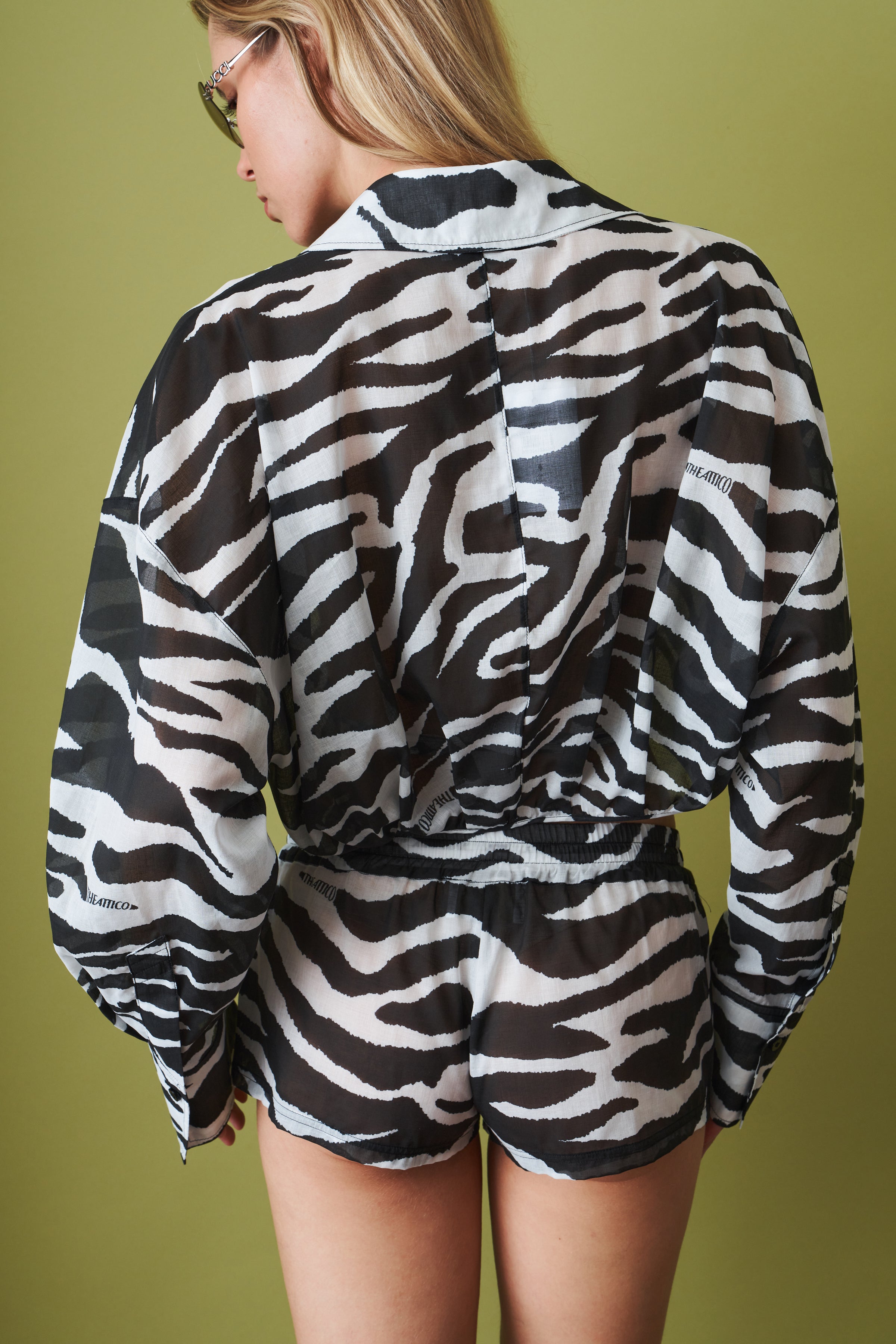 White and Black Blouse - DÉSORDRE