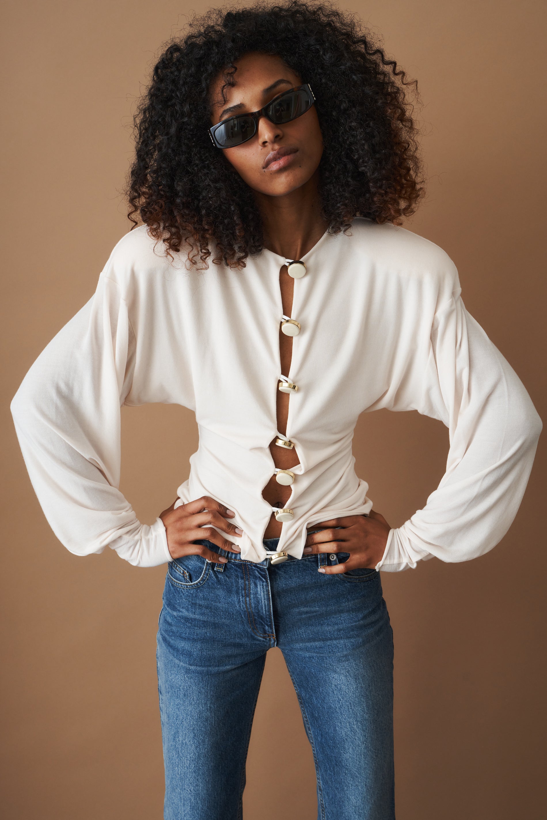 Aura Cream Cardigan