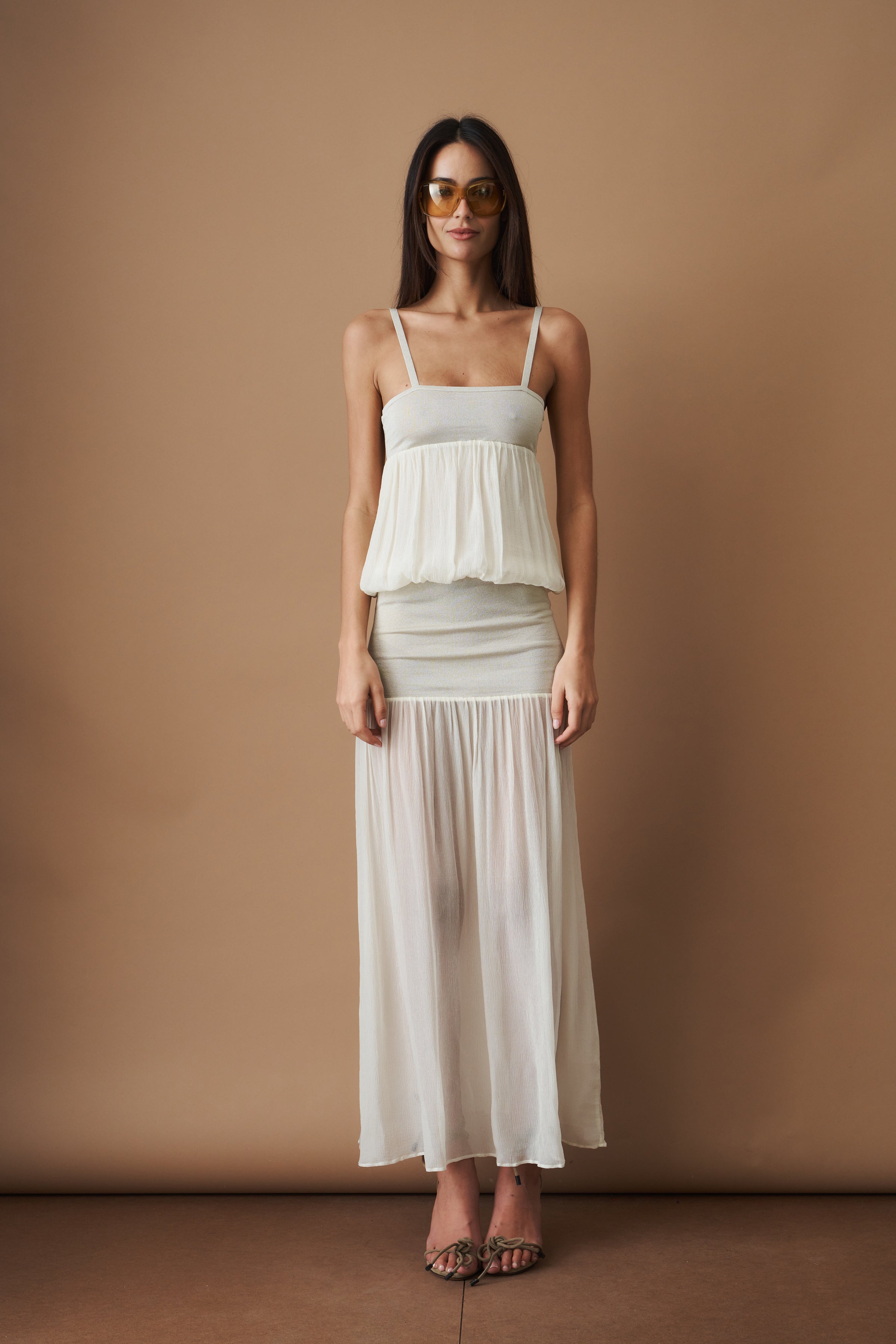 Ionis Dress Champagne Beige