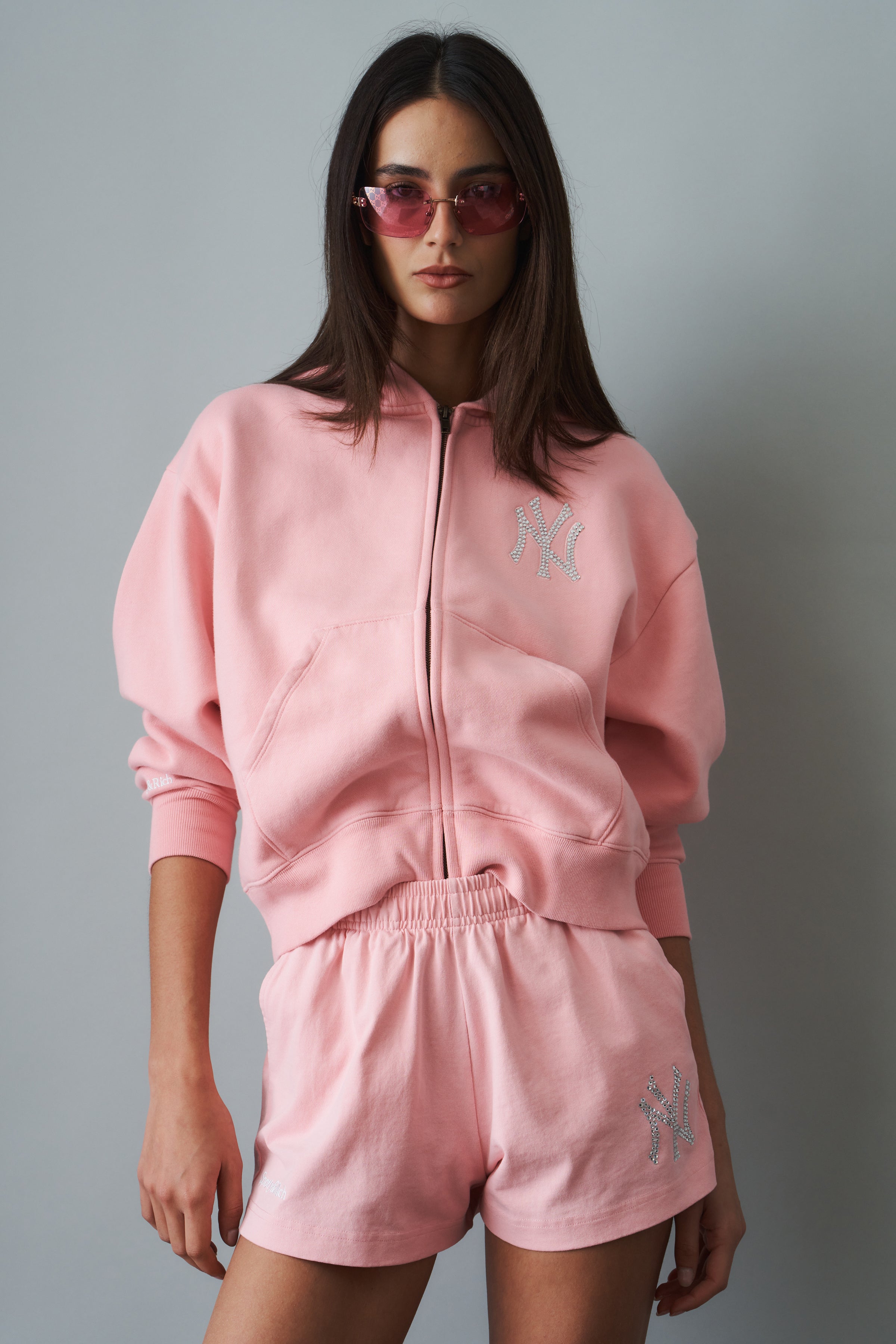 Yankees Krystal Zip Hoodie