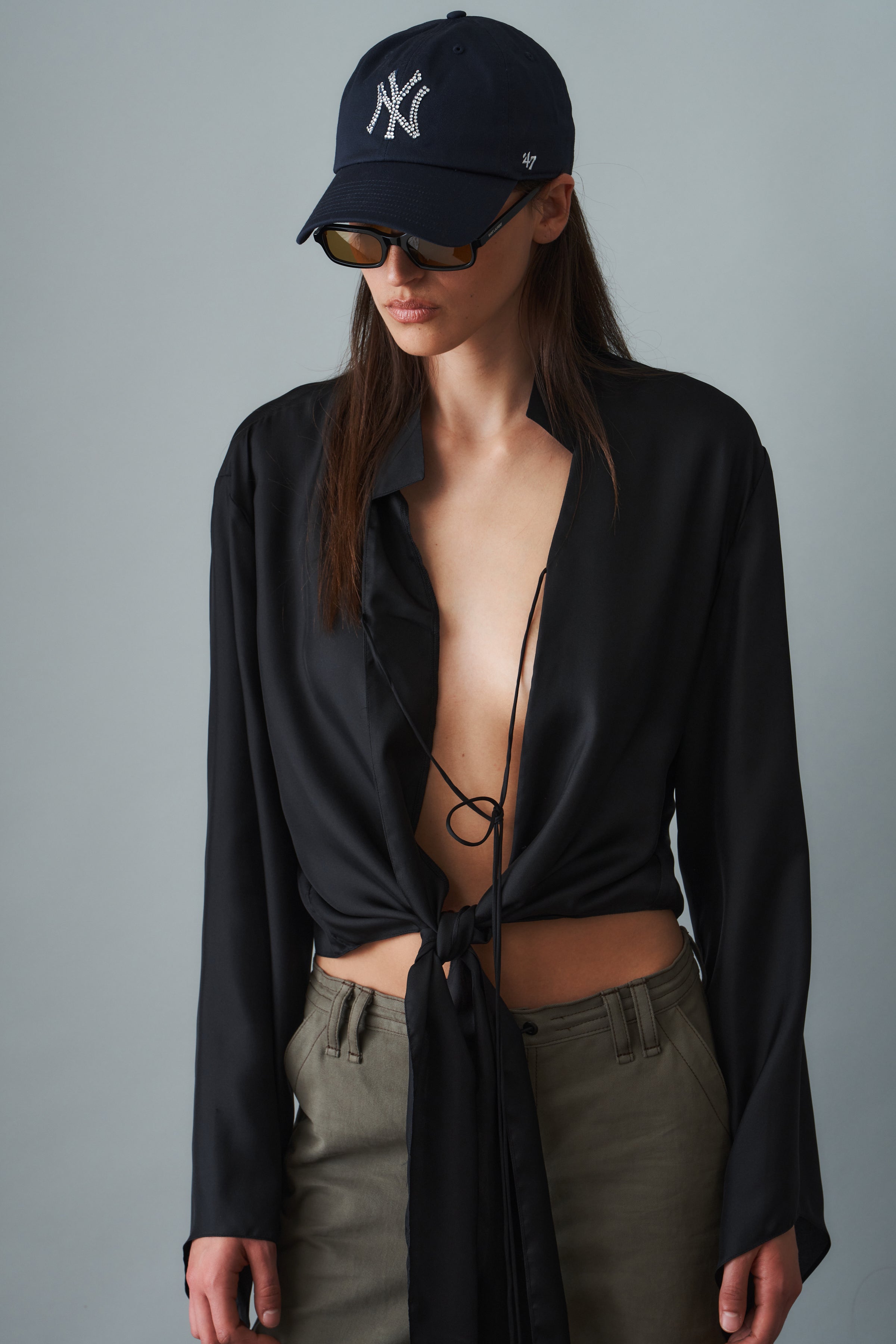 Ami Silk Shirt Black