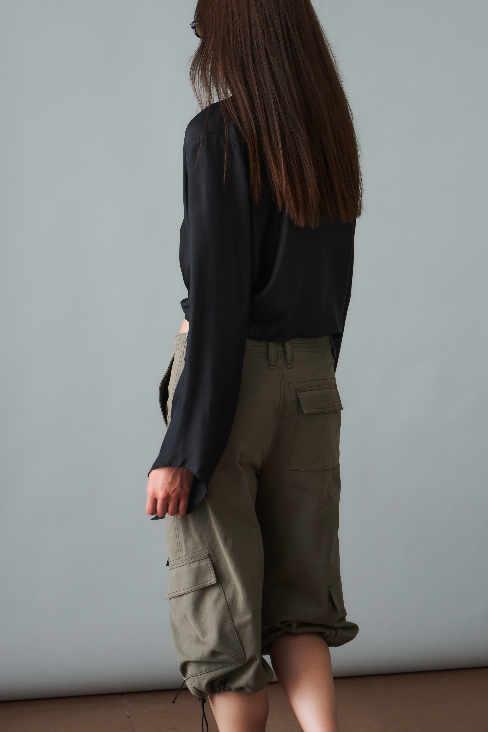 Ami Silk Shirt Black