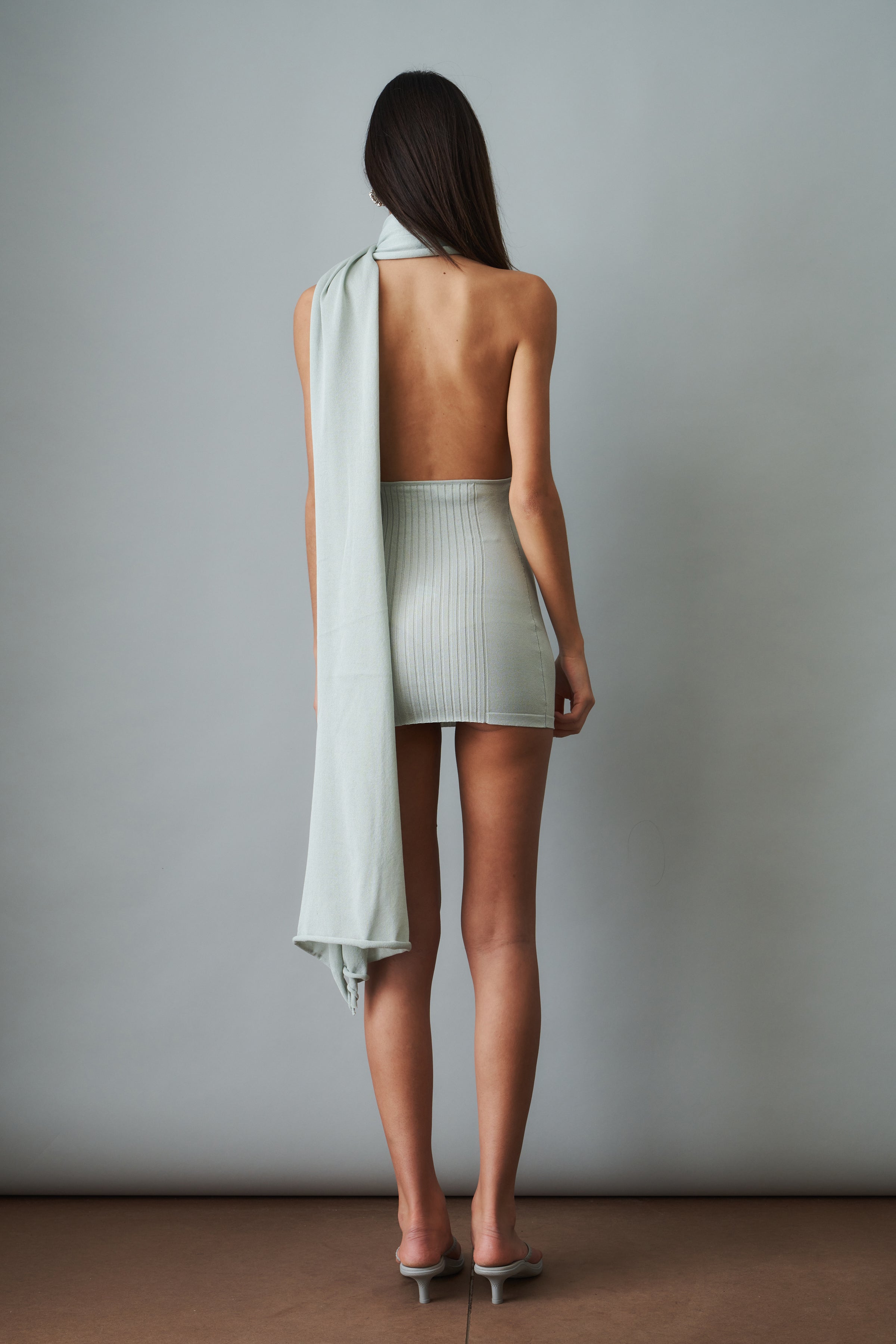 Thea Mini Dress Sage