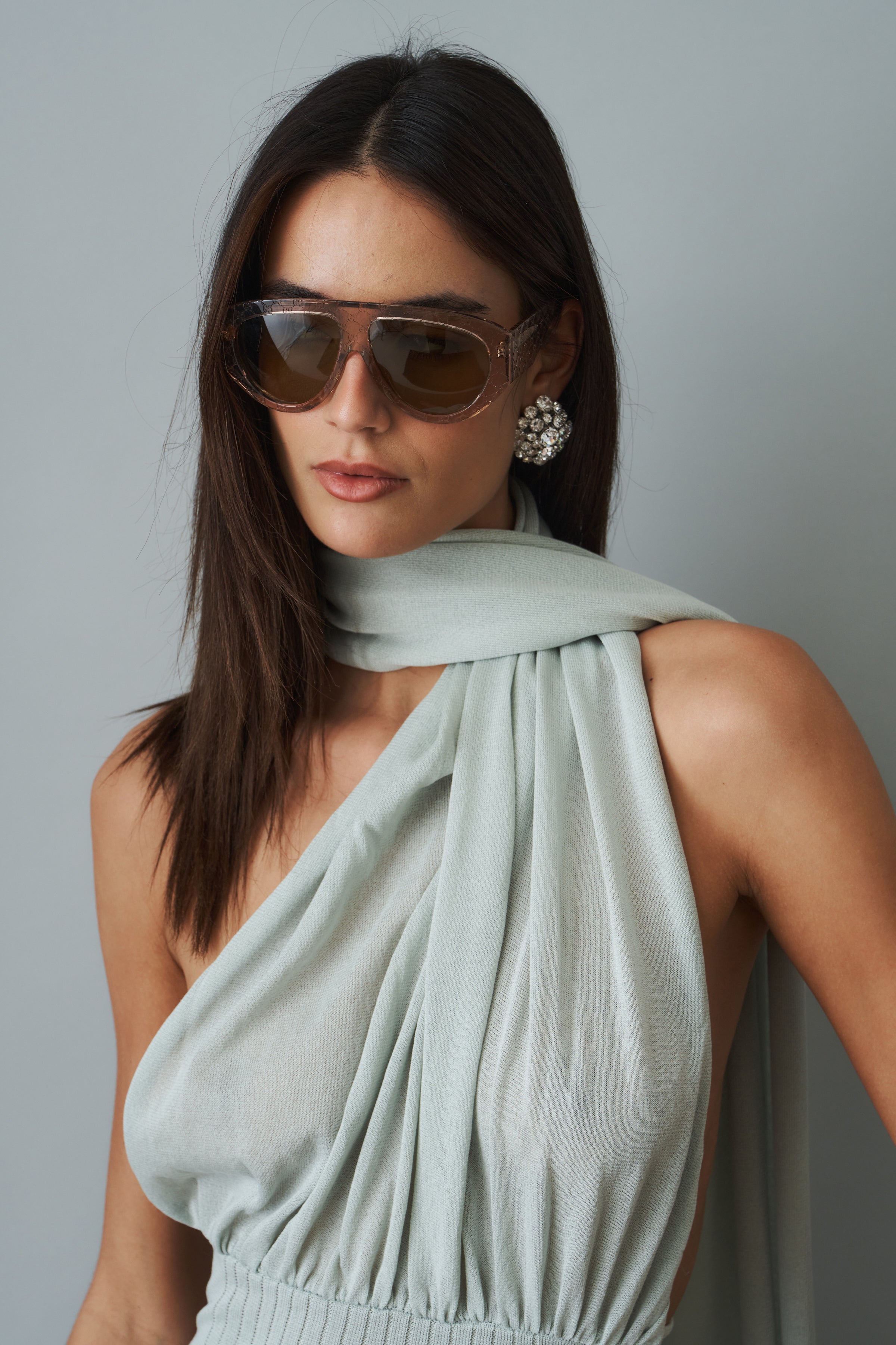 Thea Mini Dress Sage