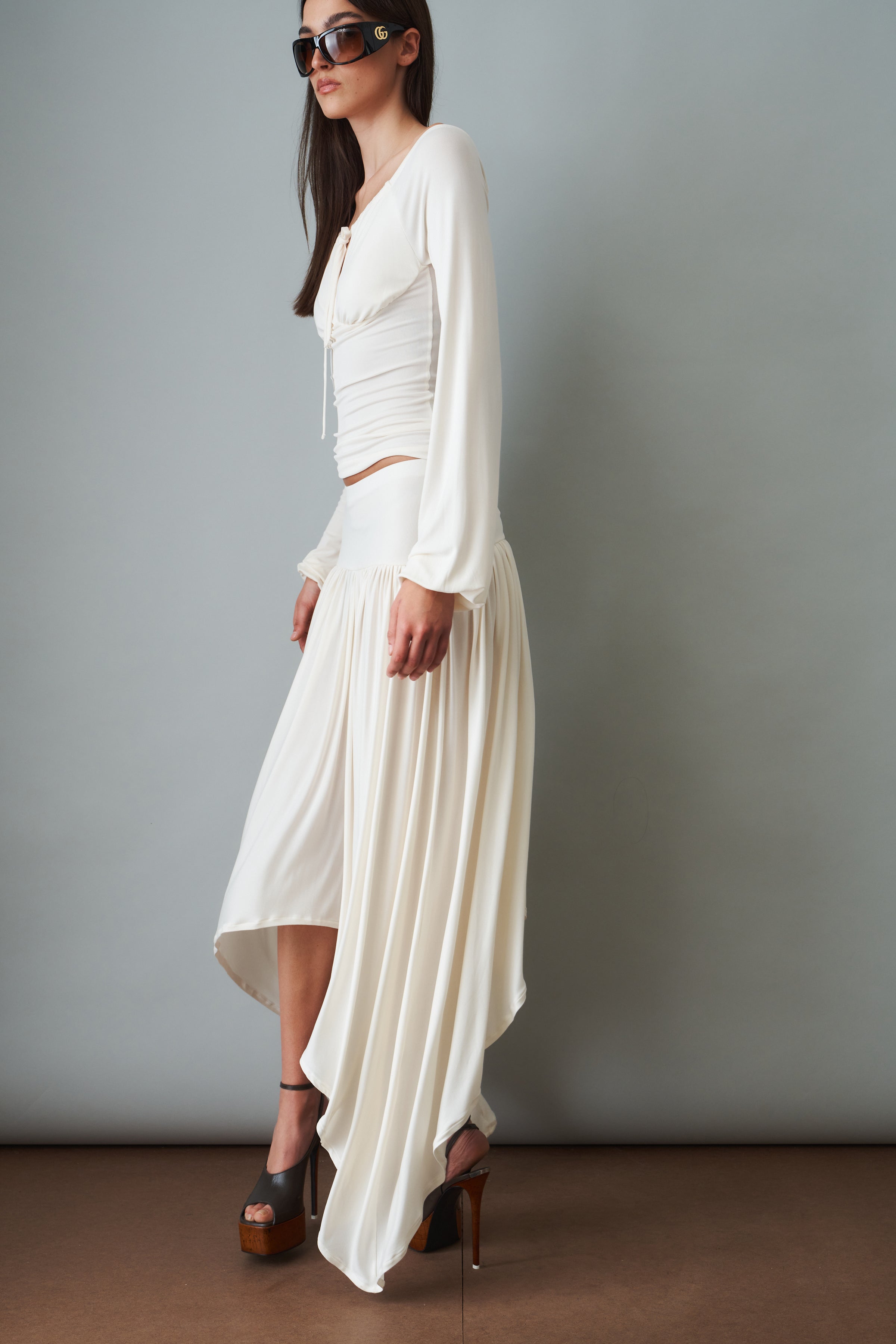Elya Skirt White