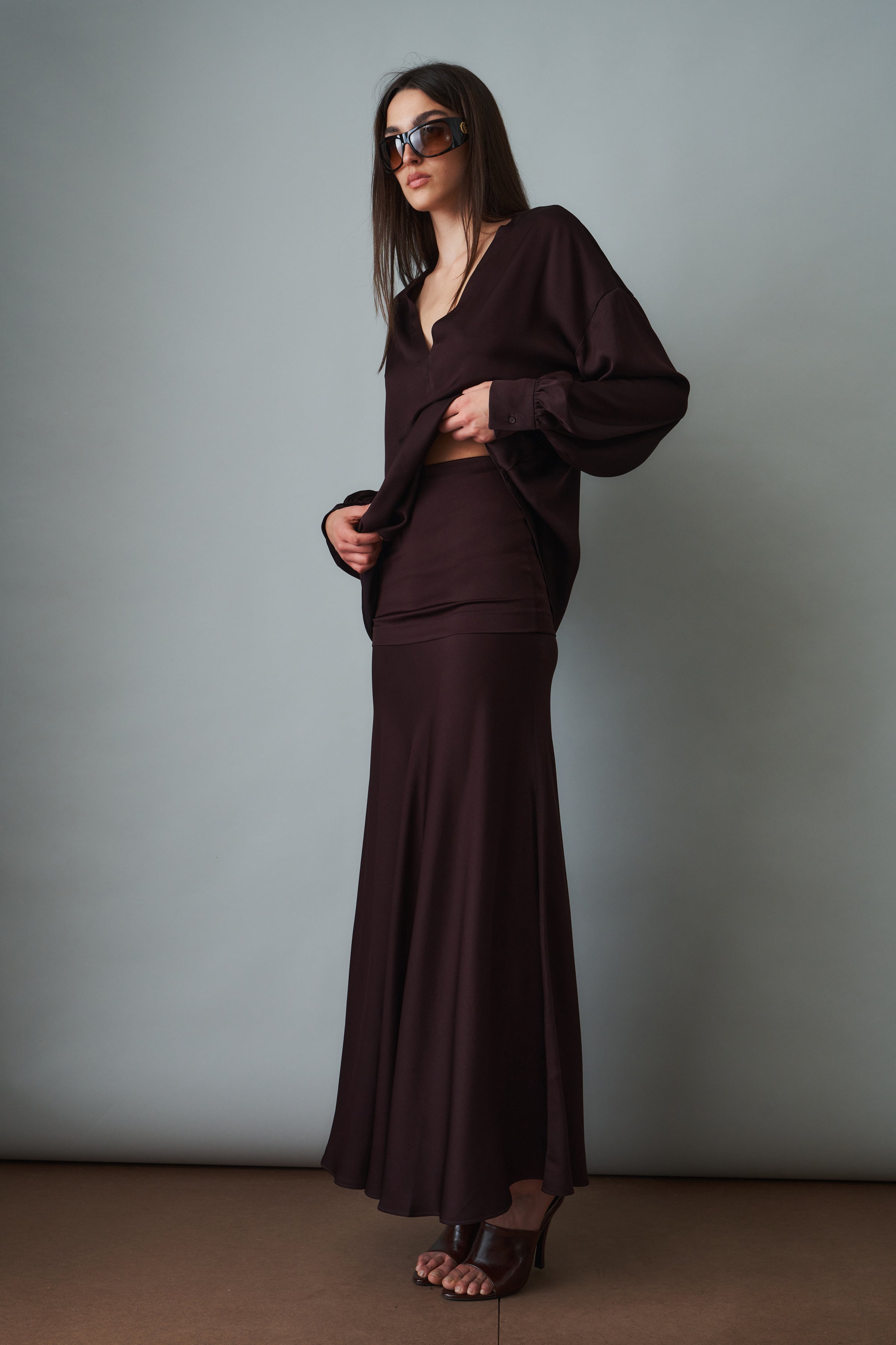 Orea Skirt Plum