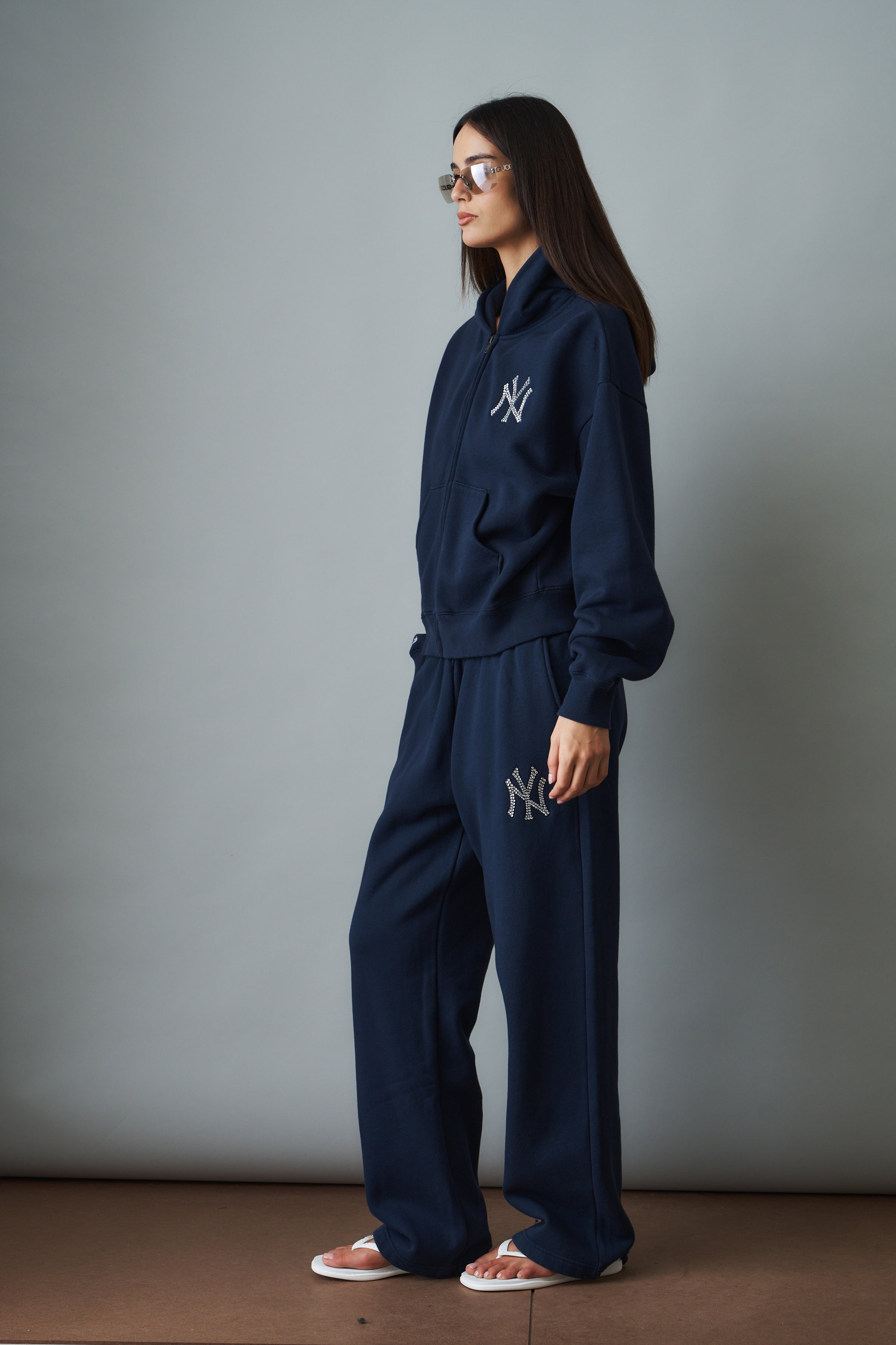 Yankees Krystal Zip Hoodie