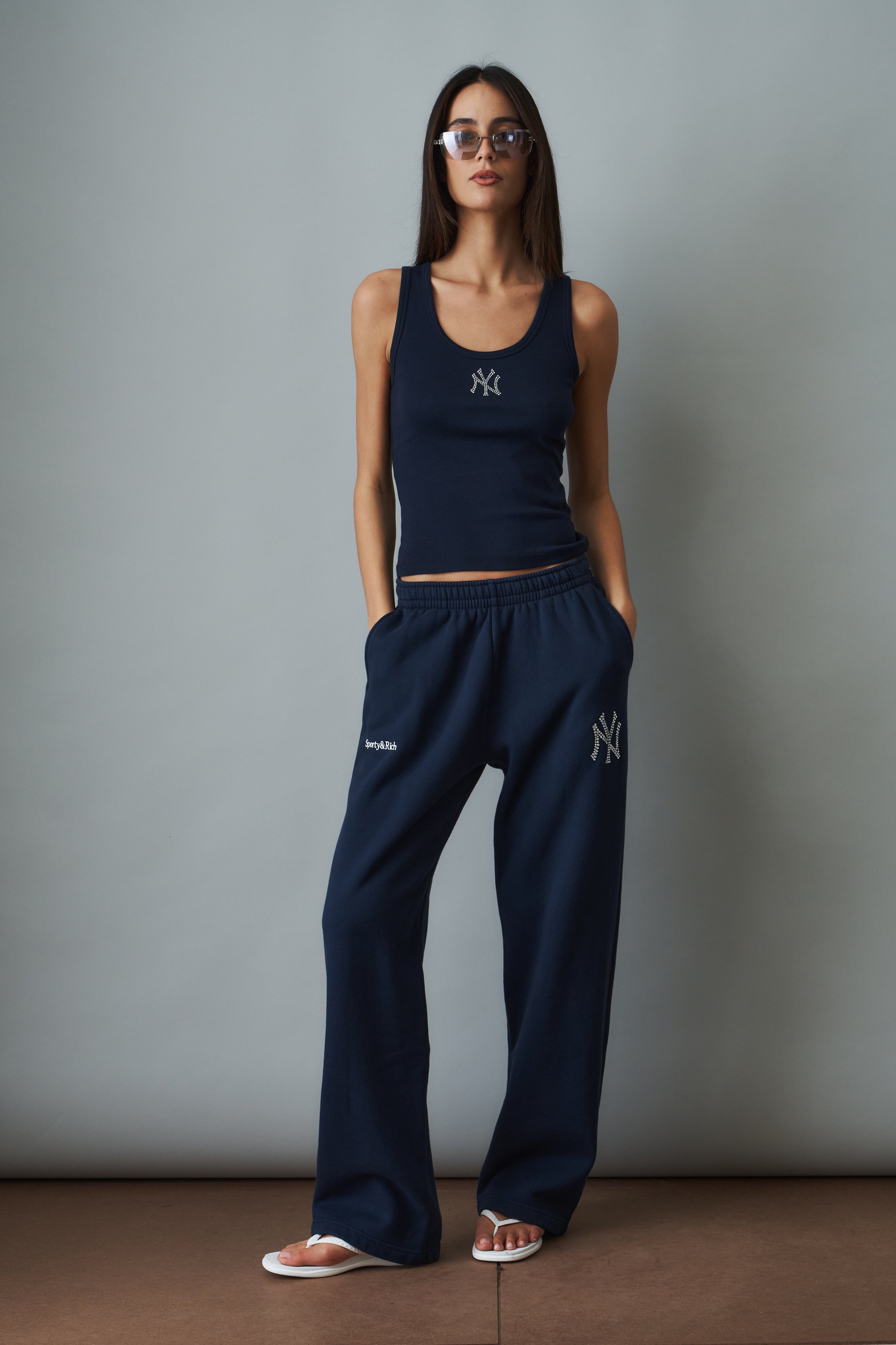 Yankees Krystal Wide Sweatpant