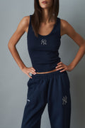 Yankees Krystal Cropped Tank