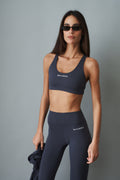 Serif Logo Sports Bra