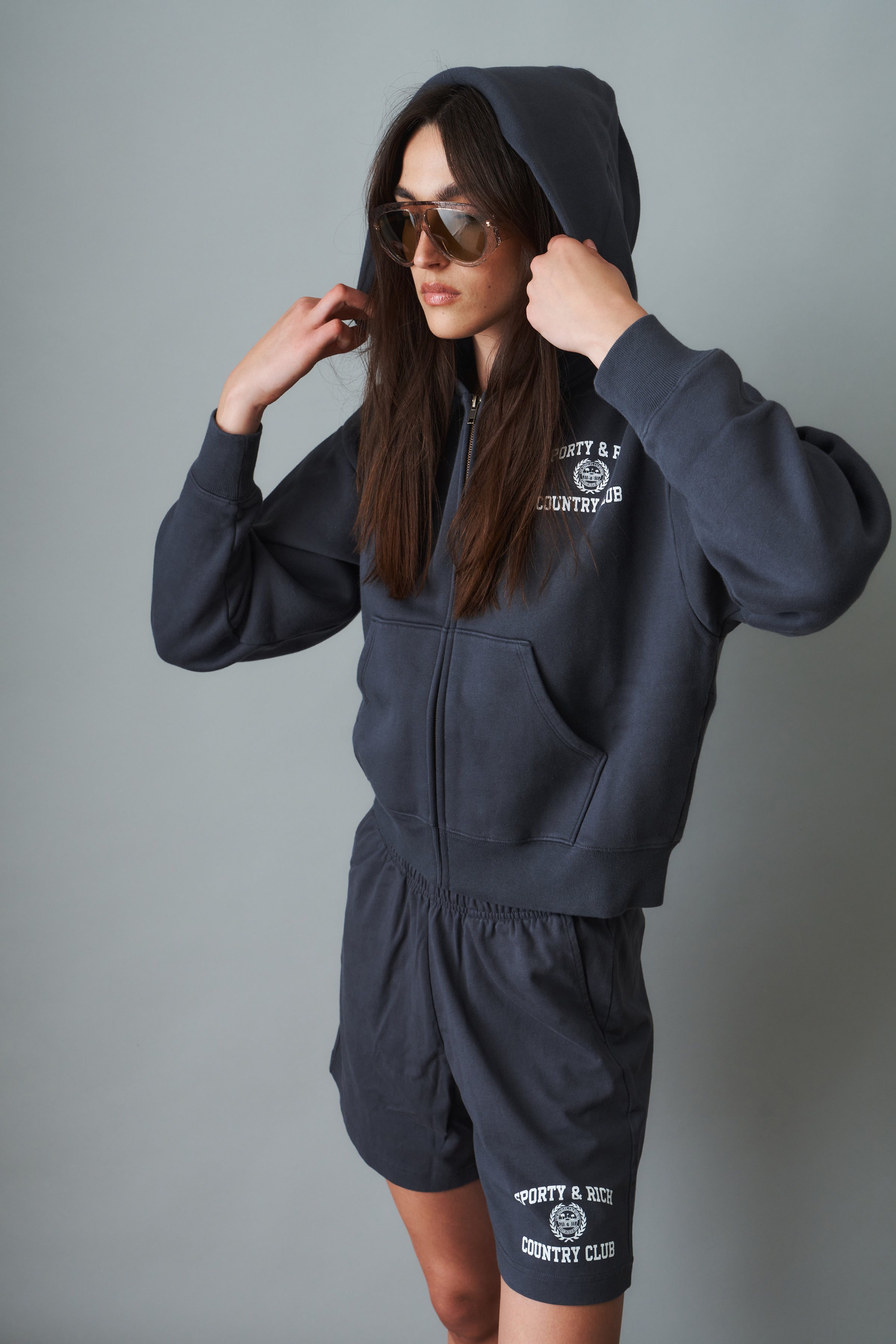 Varsity Crest Zip Hoodie