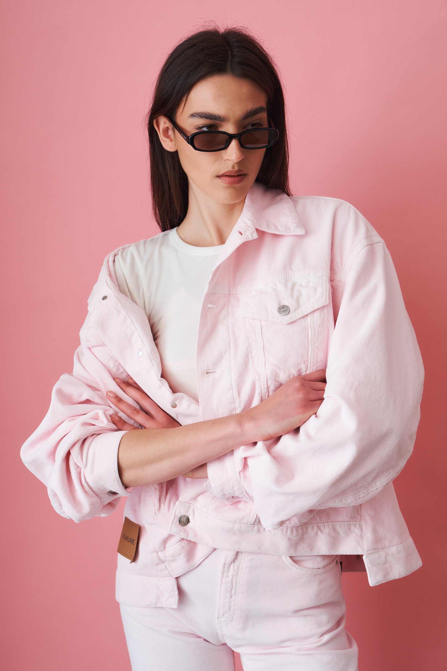 New Janet Velvet Pier Pink Jacket