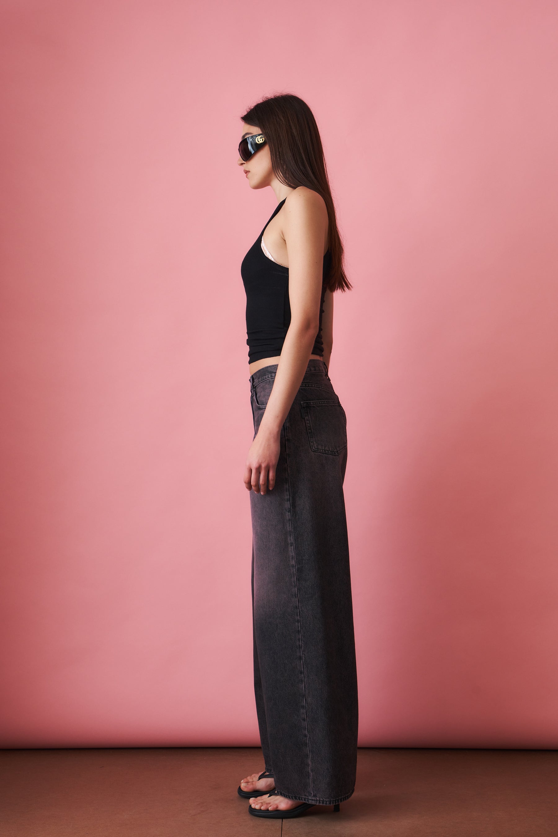 Bethany Pink Black Jean