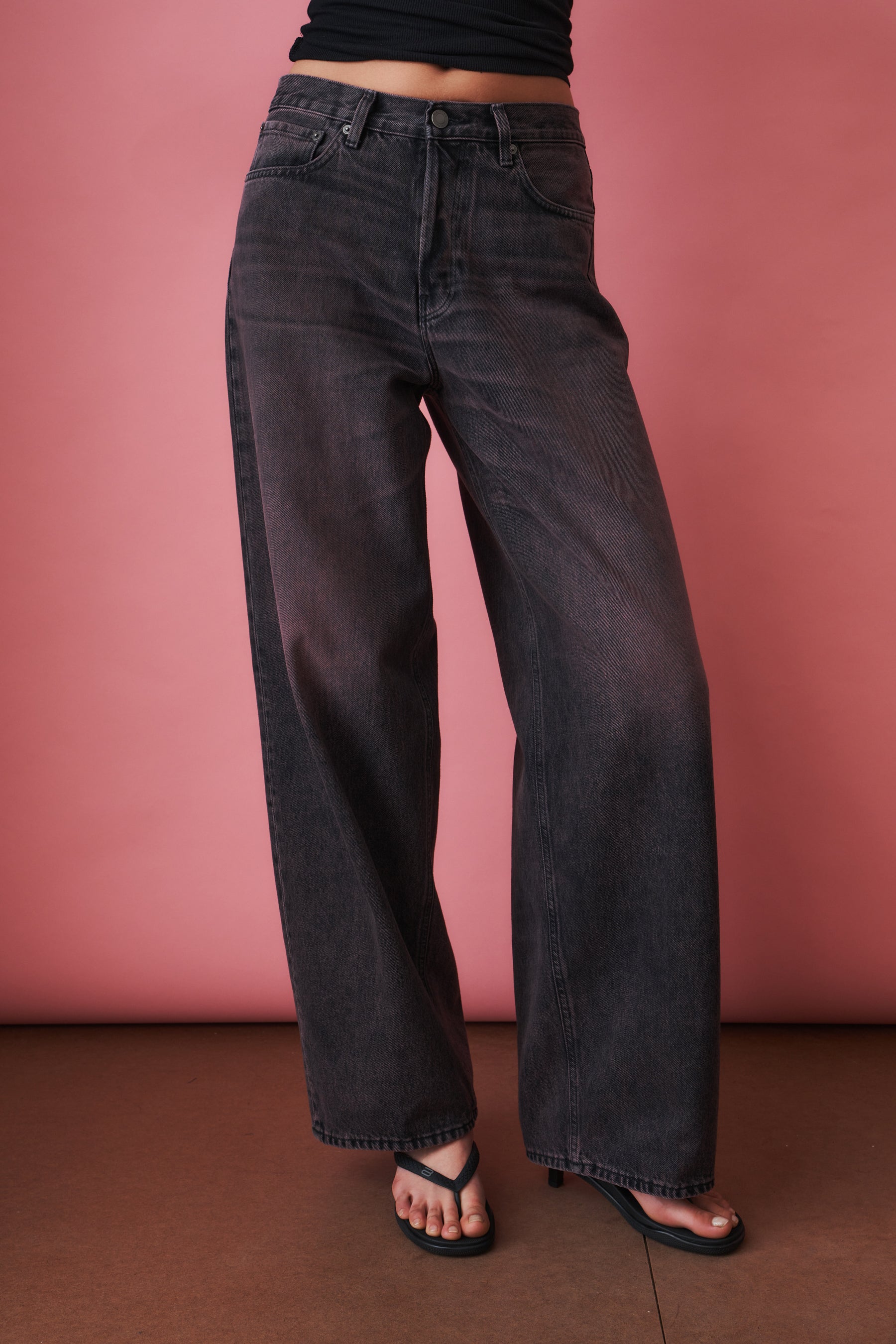 Bethany Pink Black Jean
