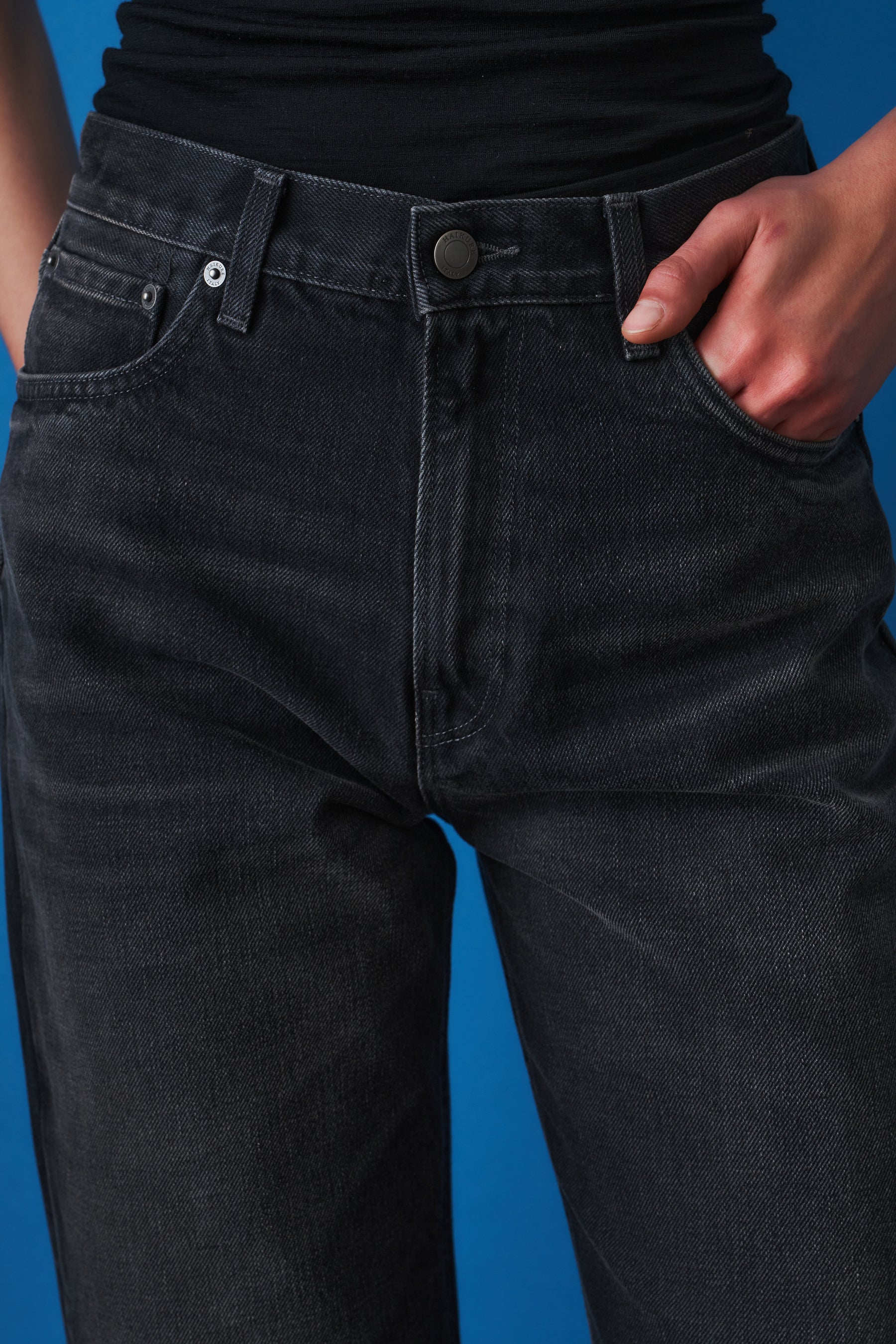 Korea Vintage Black Jean