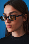 Black Oval Sunglasses