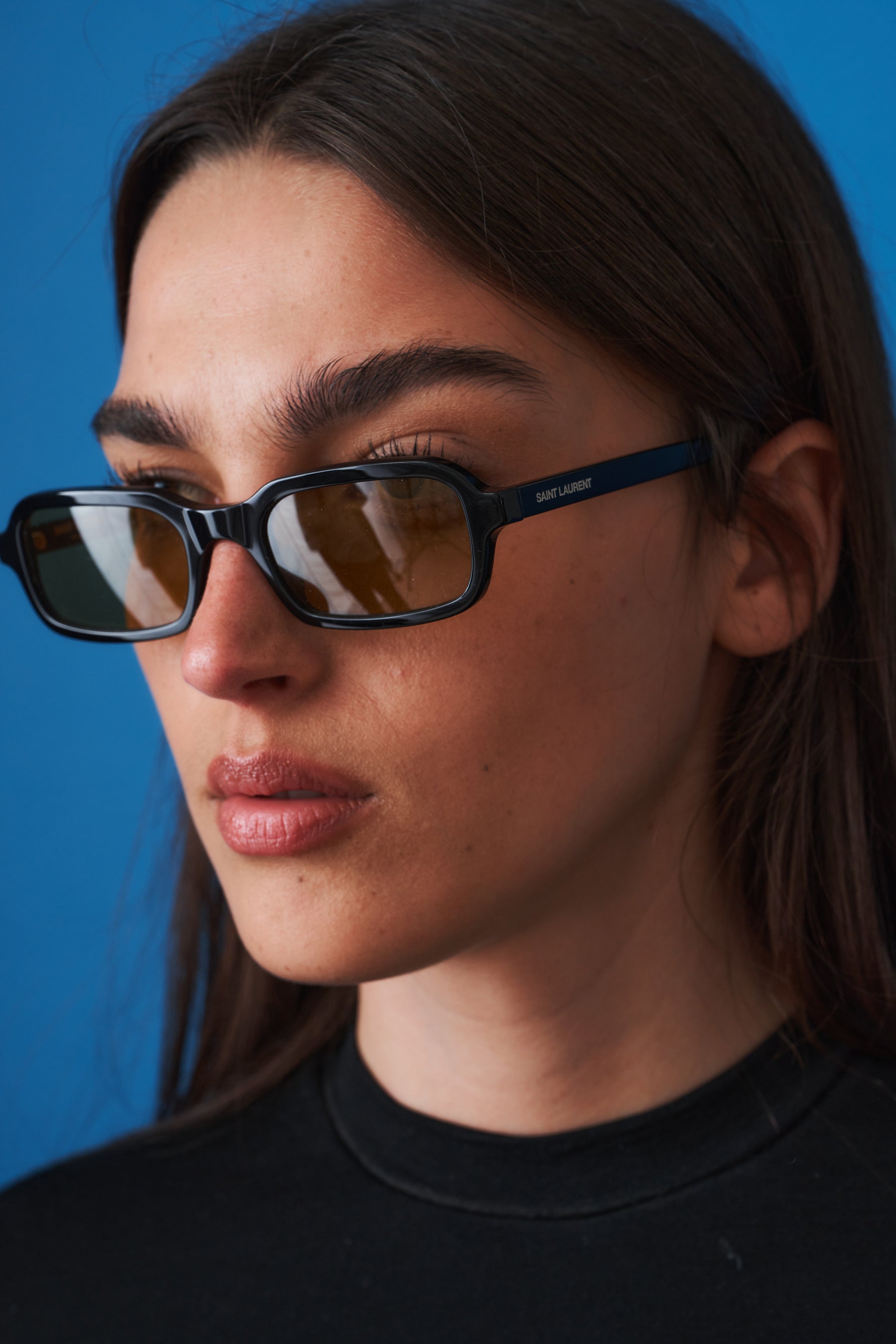 Black Oval Sunglasses