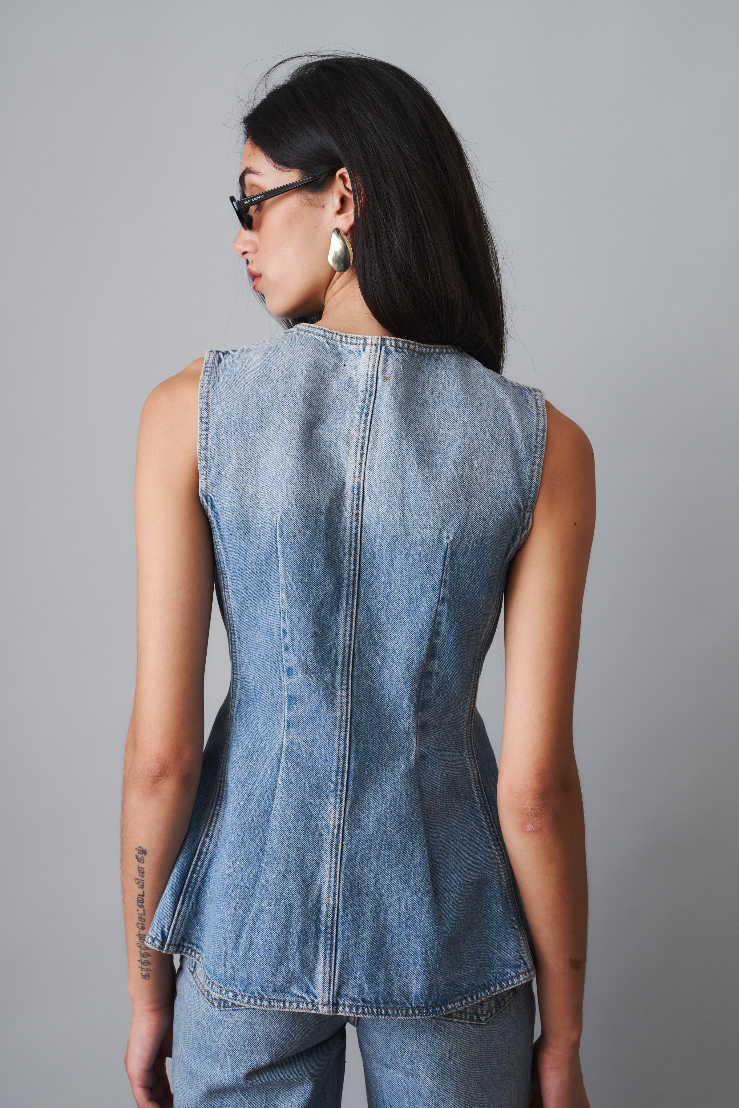 Zoey Denim Top