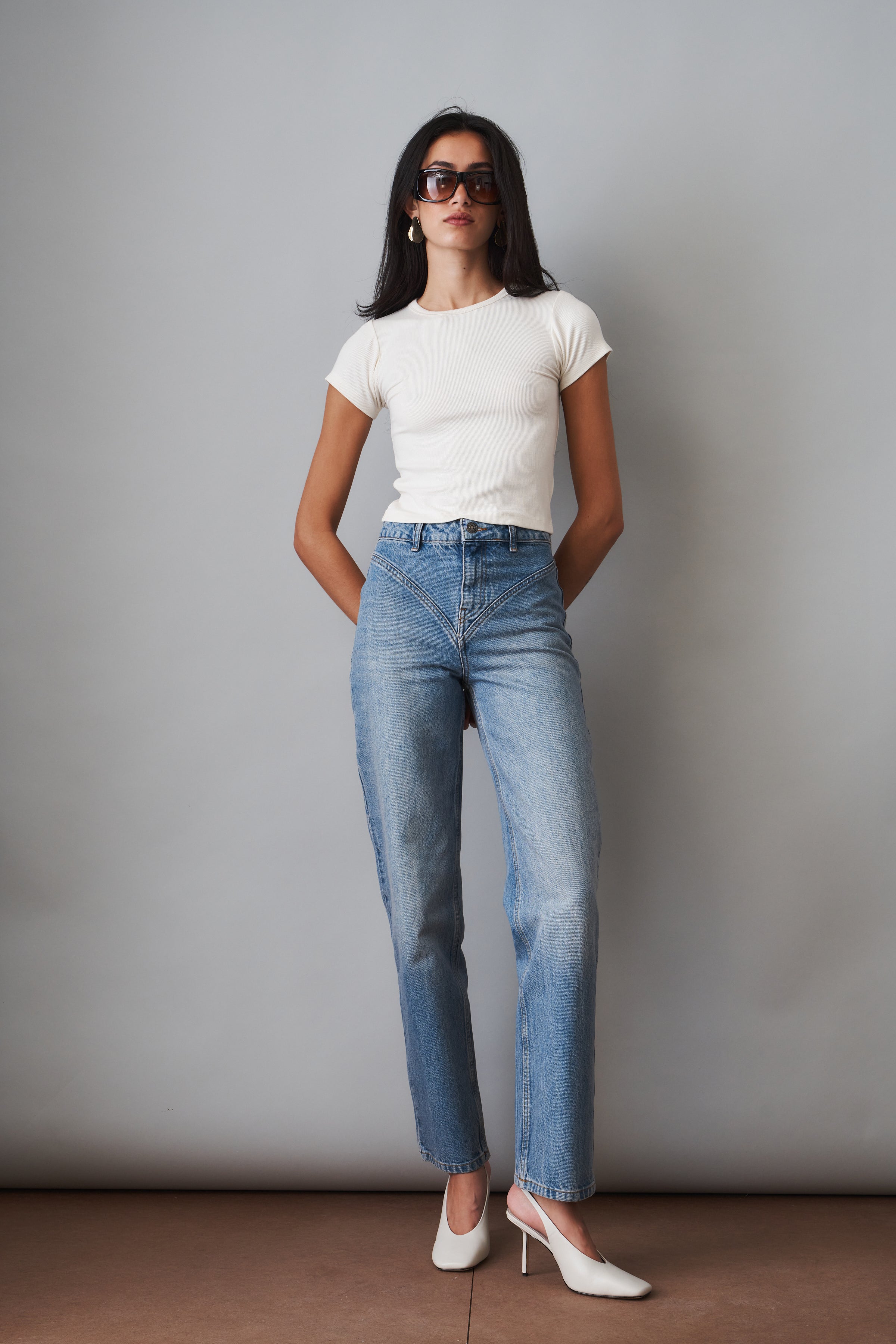 Butter Rib Baby Tee Cream