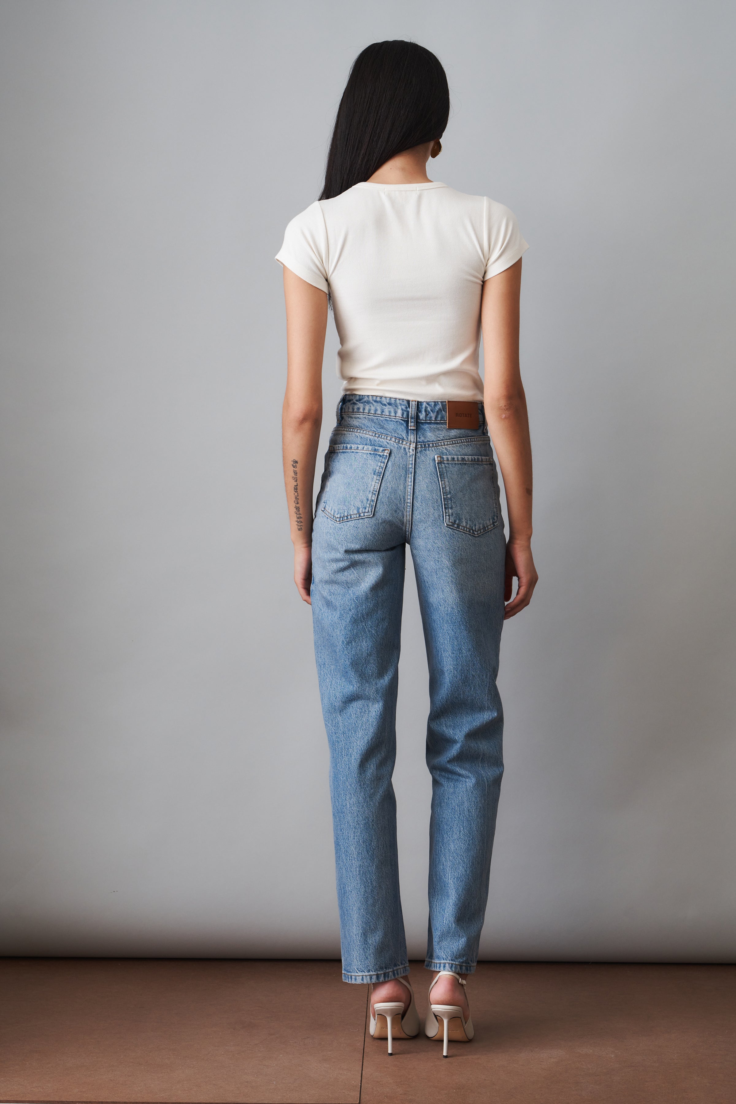 Butter Rib Baby Tee Cream