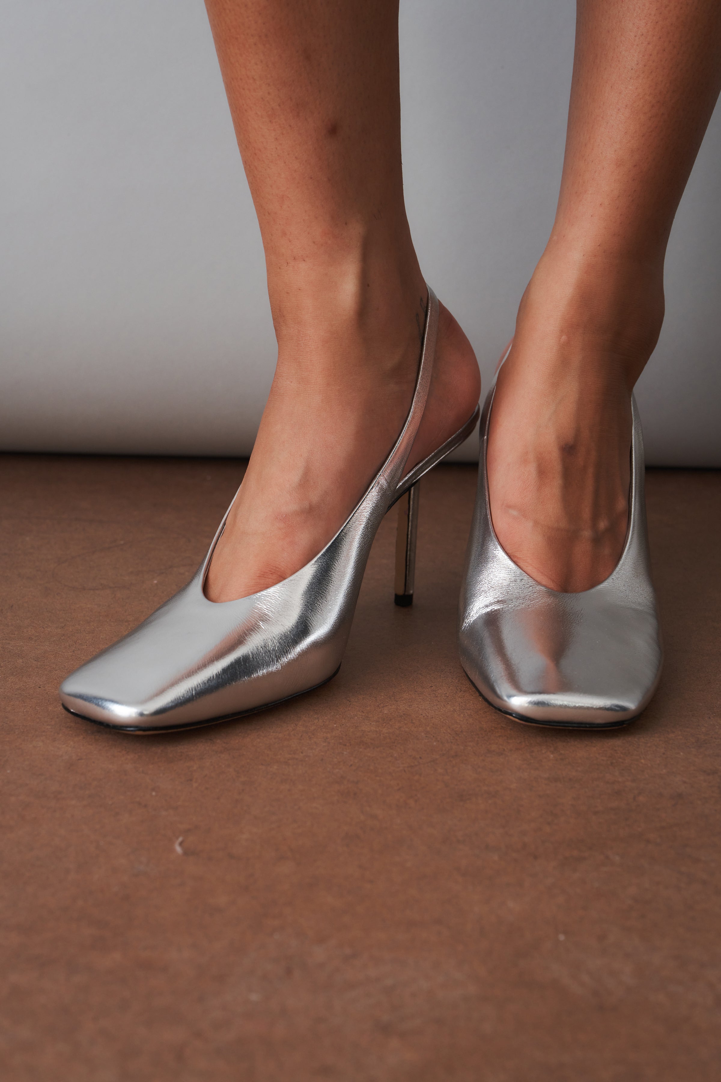 Sierra 90 Slingback Silver