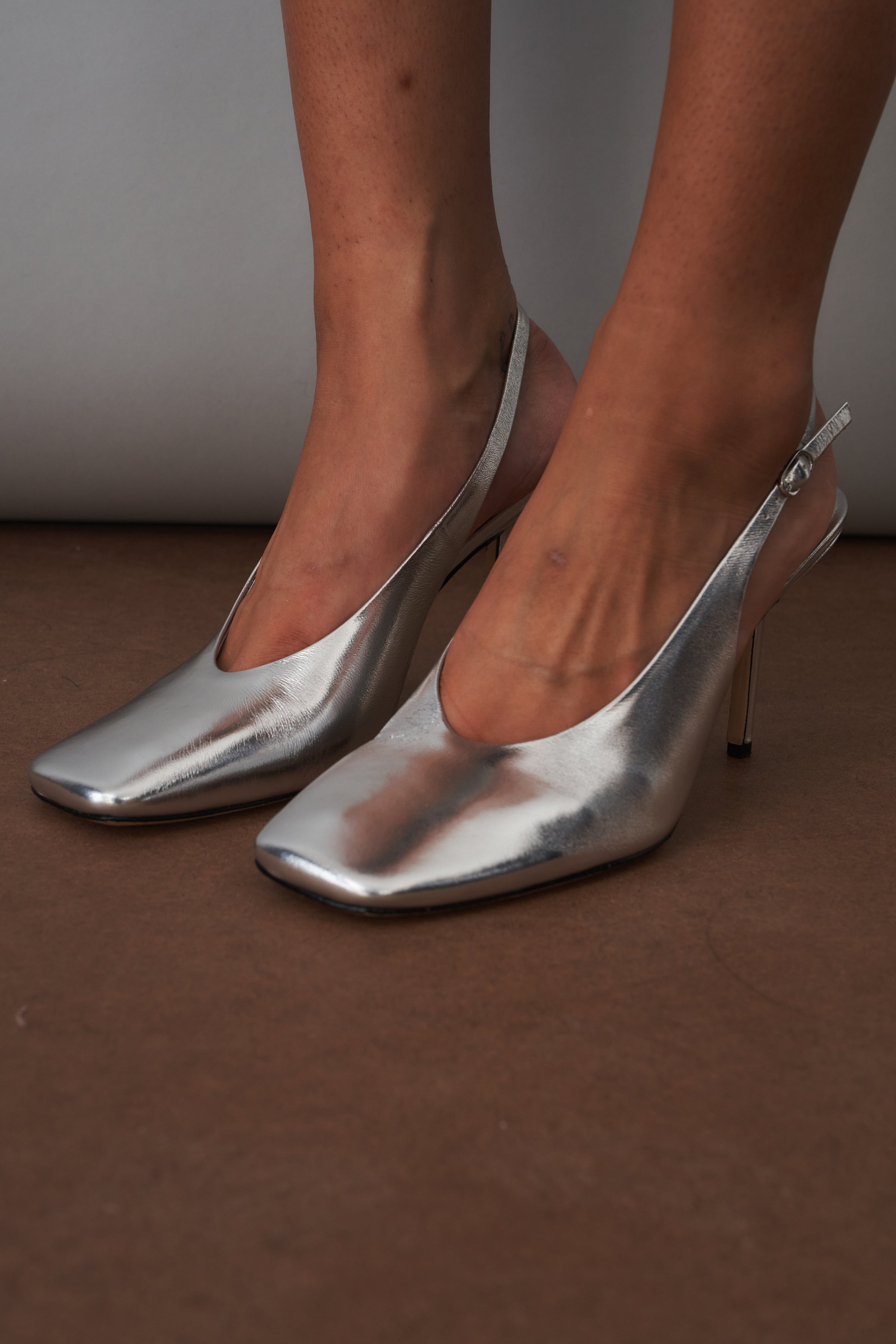 Sierra 90 Slingback Silver