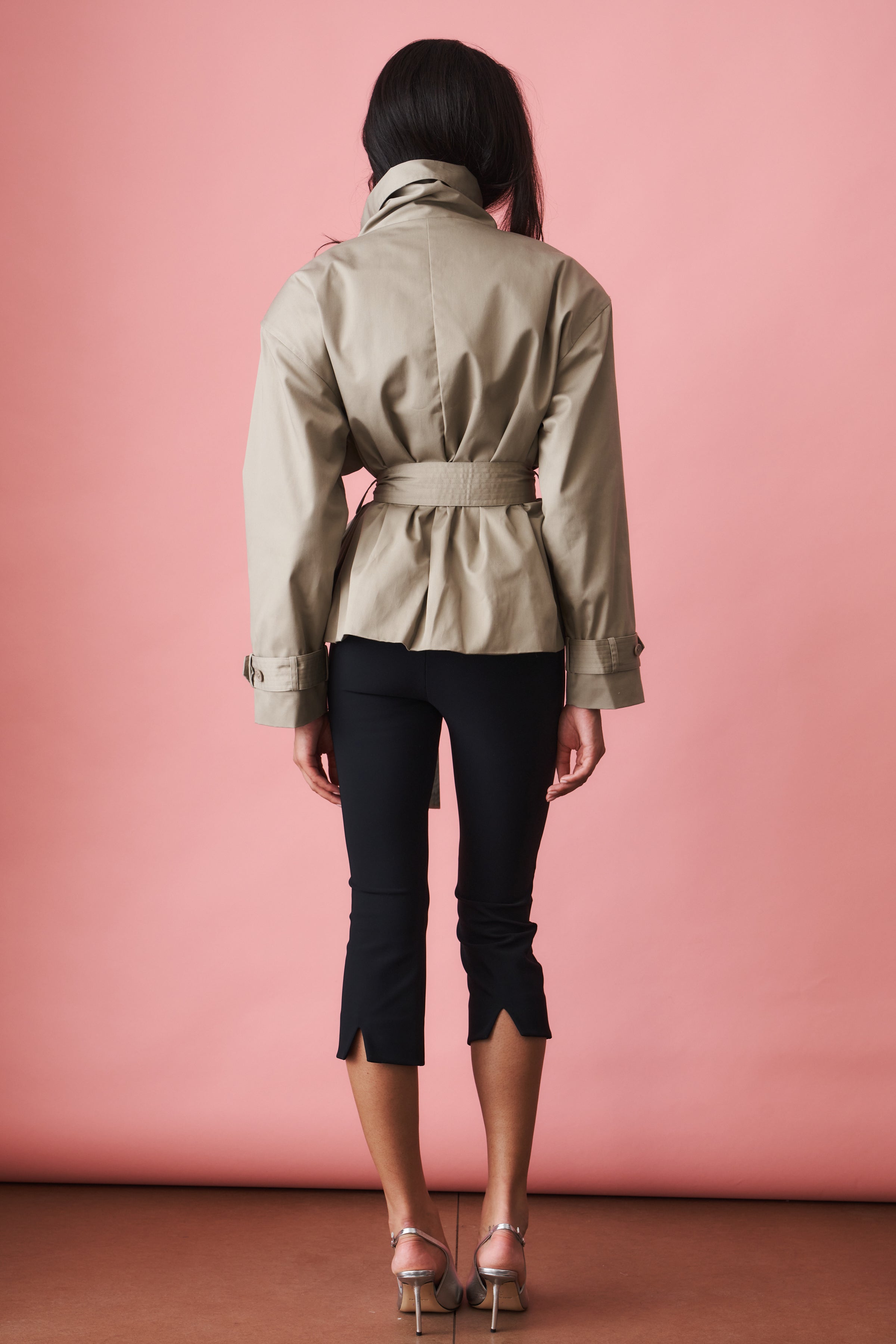 Tavi Trenchcoat Aluminum