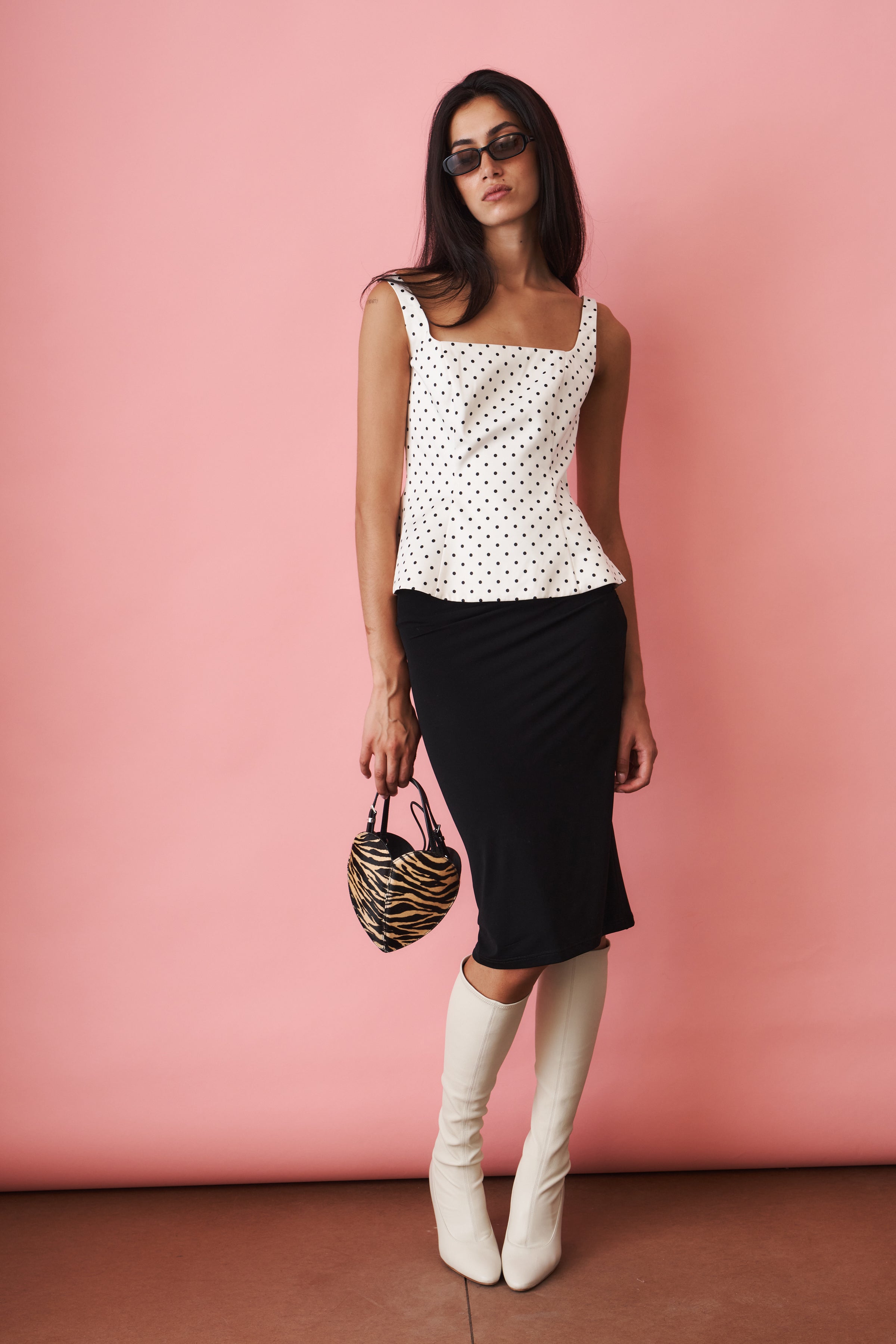 Loreen Polka Dot Top